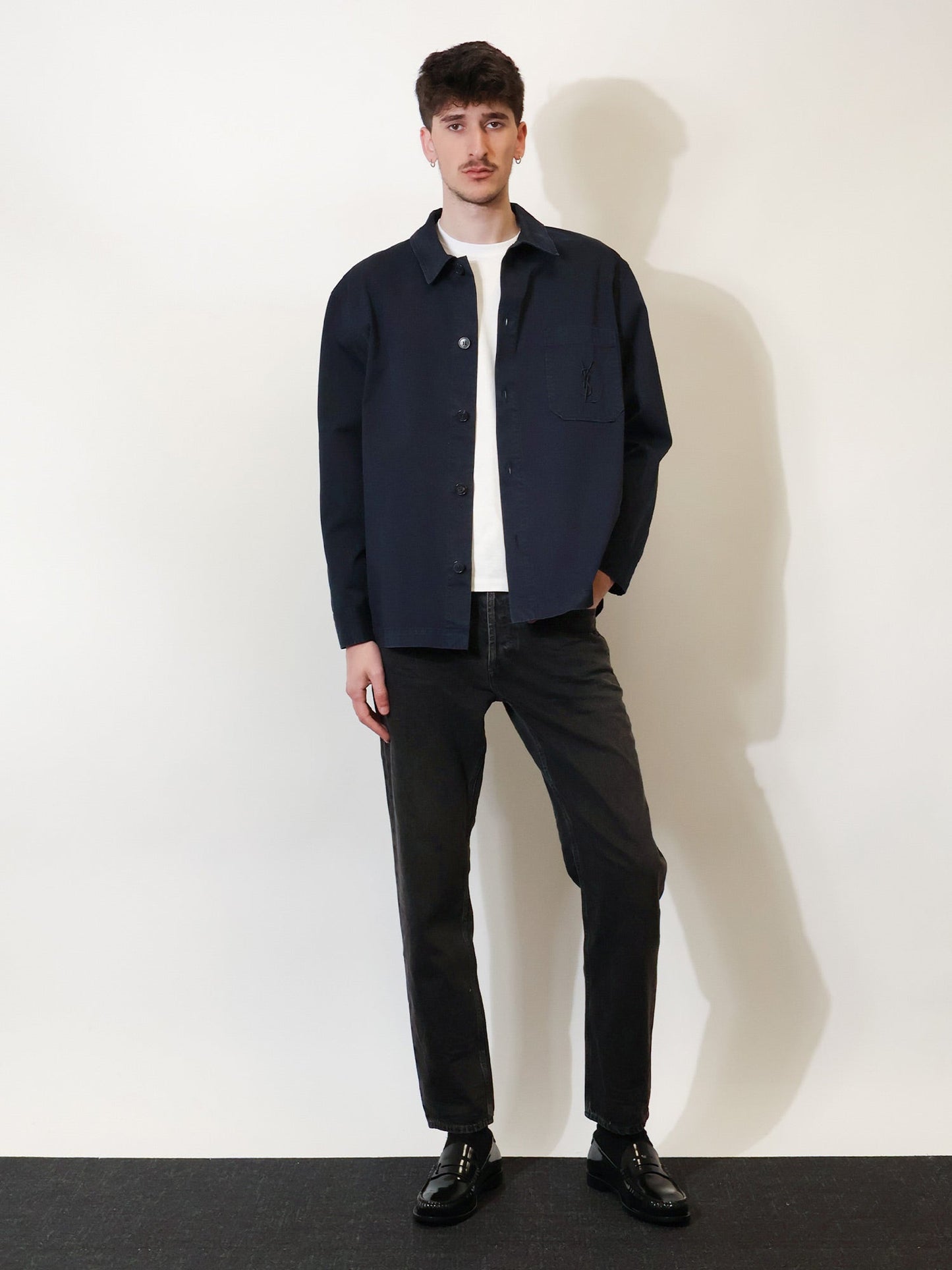 Saint Laurent Men Certified Cotton T-Shirt SAINT LAURENT