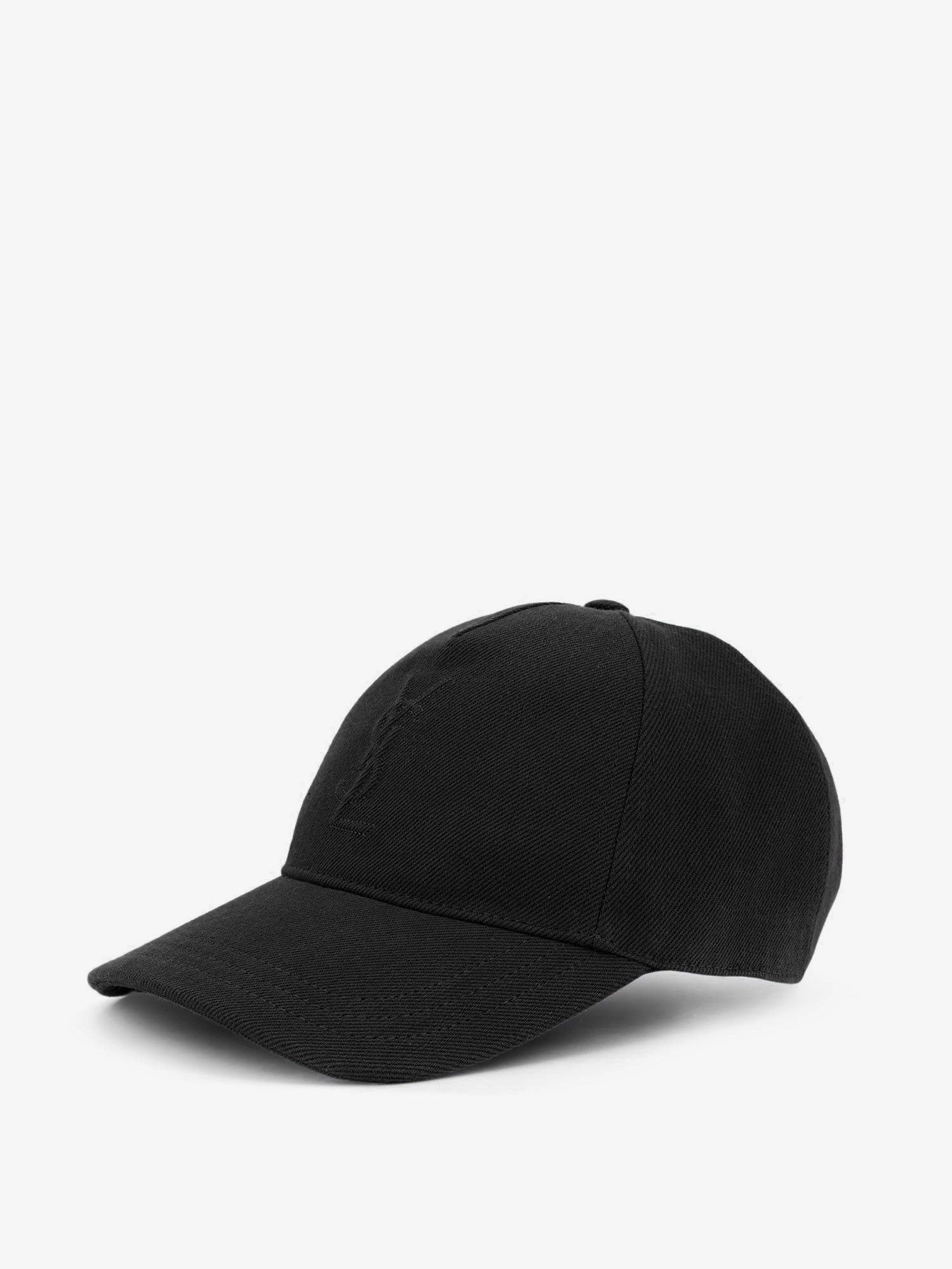 Saint Laurent Men Black Denim Hat SAINT LAURENT