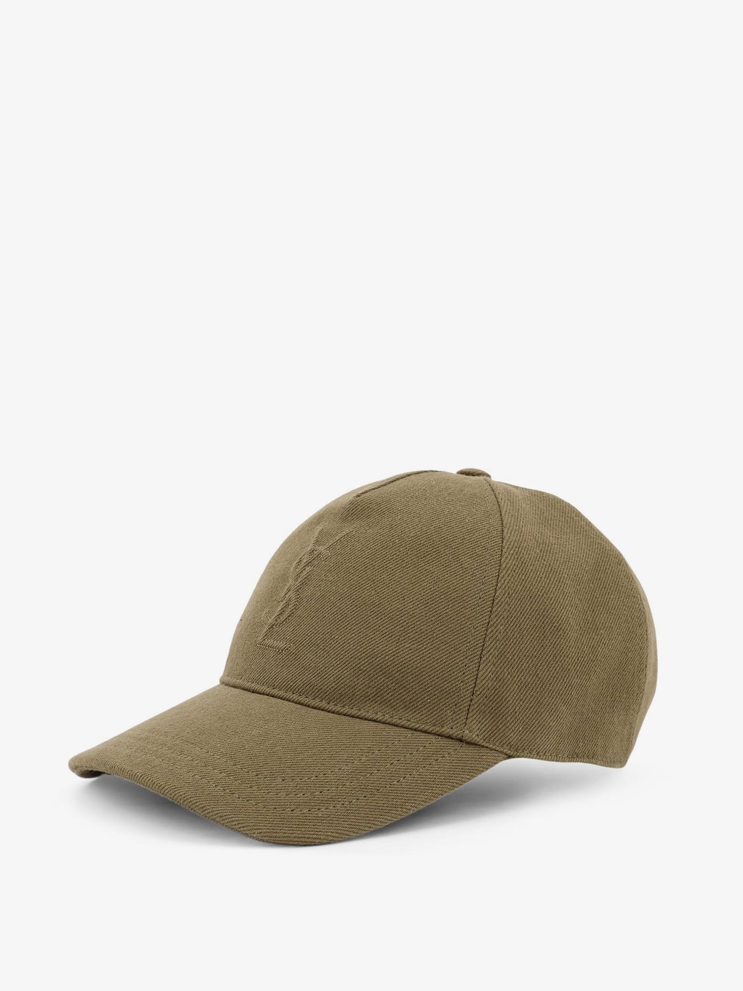 Saint Laurent Men Cassandre Logo Denim Hat SAINT LAURENT