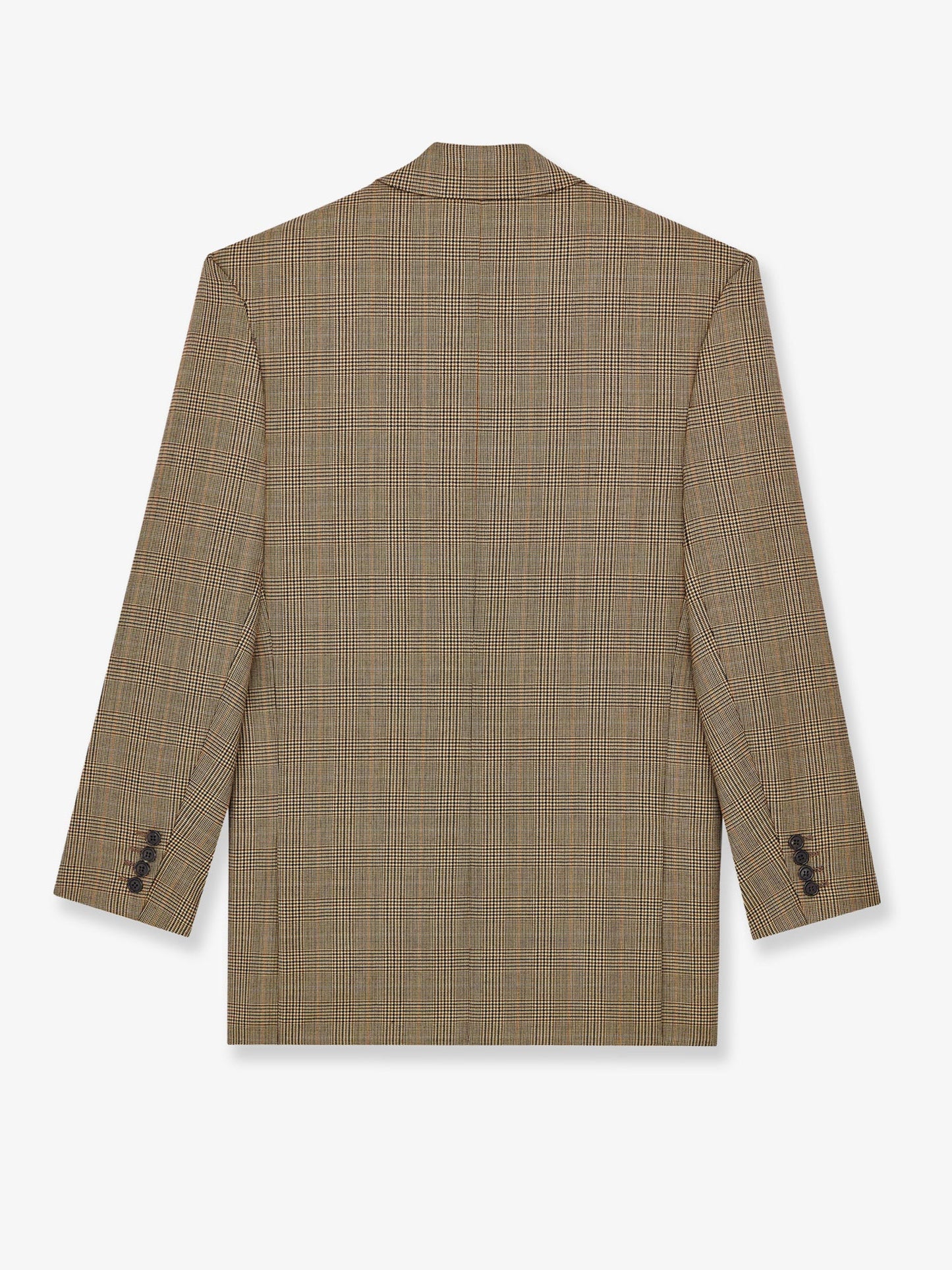 Saint Laurent Women Prince-Of-Wales Certified Wool Blazer SAINT LAURENT
