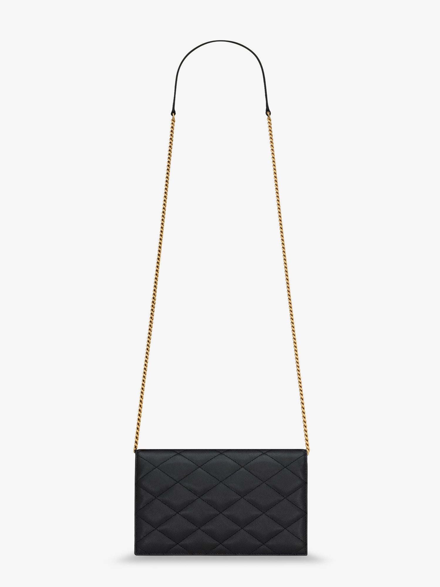 Saint Laurent Women Paris Leather Crossbody Bag With Metal Cassandre Logo SAINT LAURENT