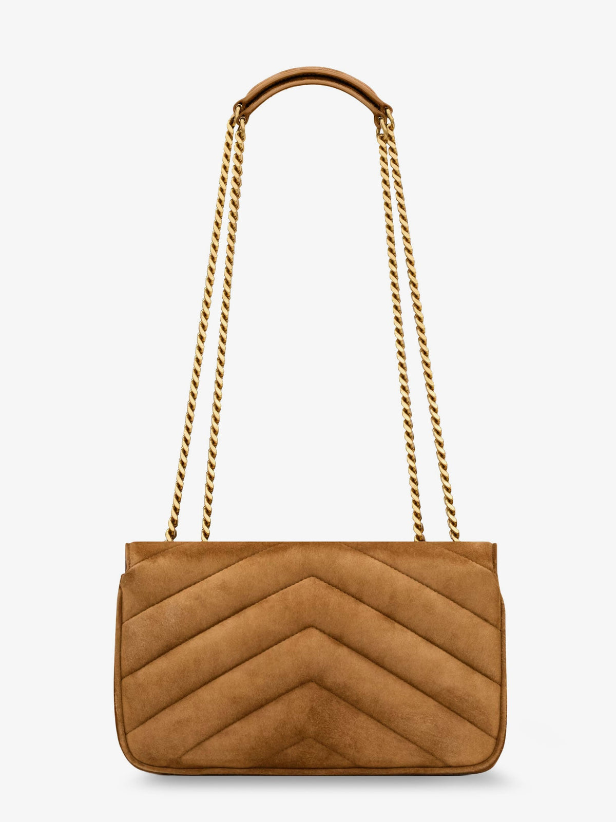 Saint Laurent Women Loulou Leather Shoulder Bag With Metal Cassandre Logo SAINT LAURENT