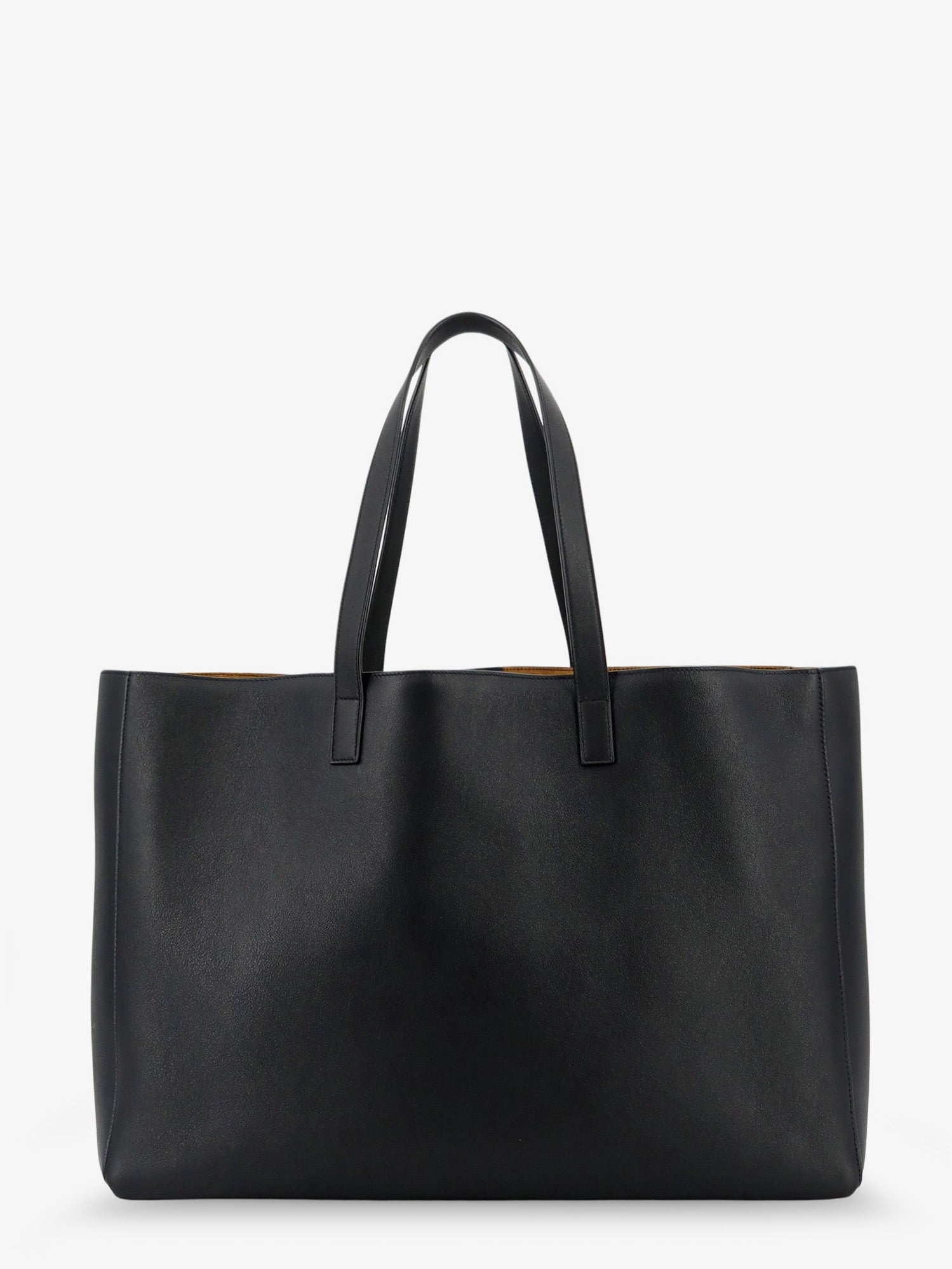 Saint Laurent Men Leather Shopping Bag With Front Logo SAINT LAURENT