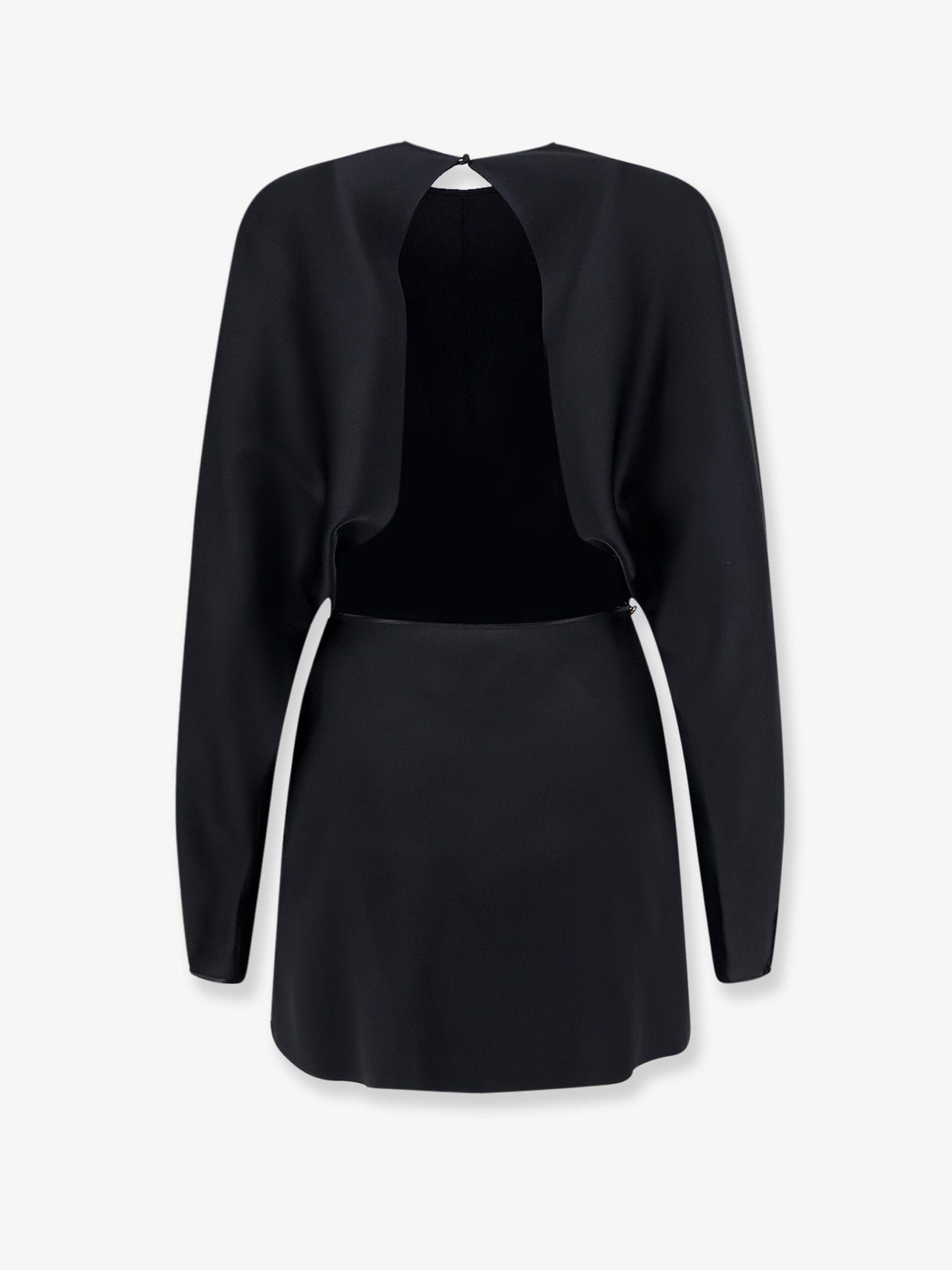 Saint Laurent Women Mini Lenght Dress With Gold Metal Detail SAINT LAURENT