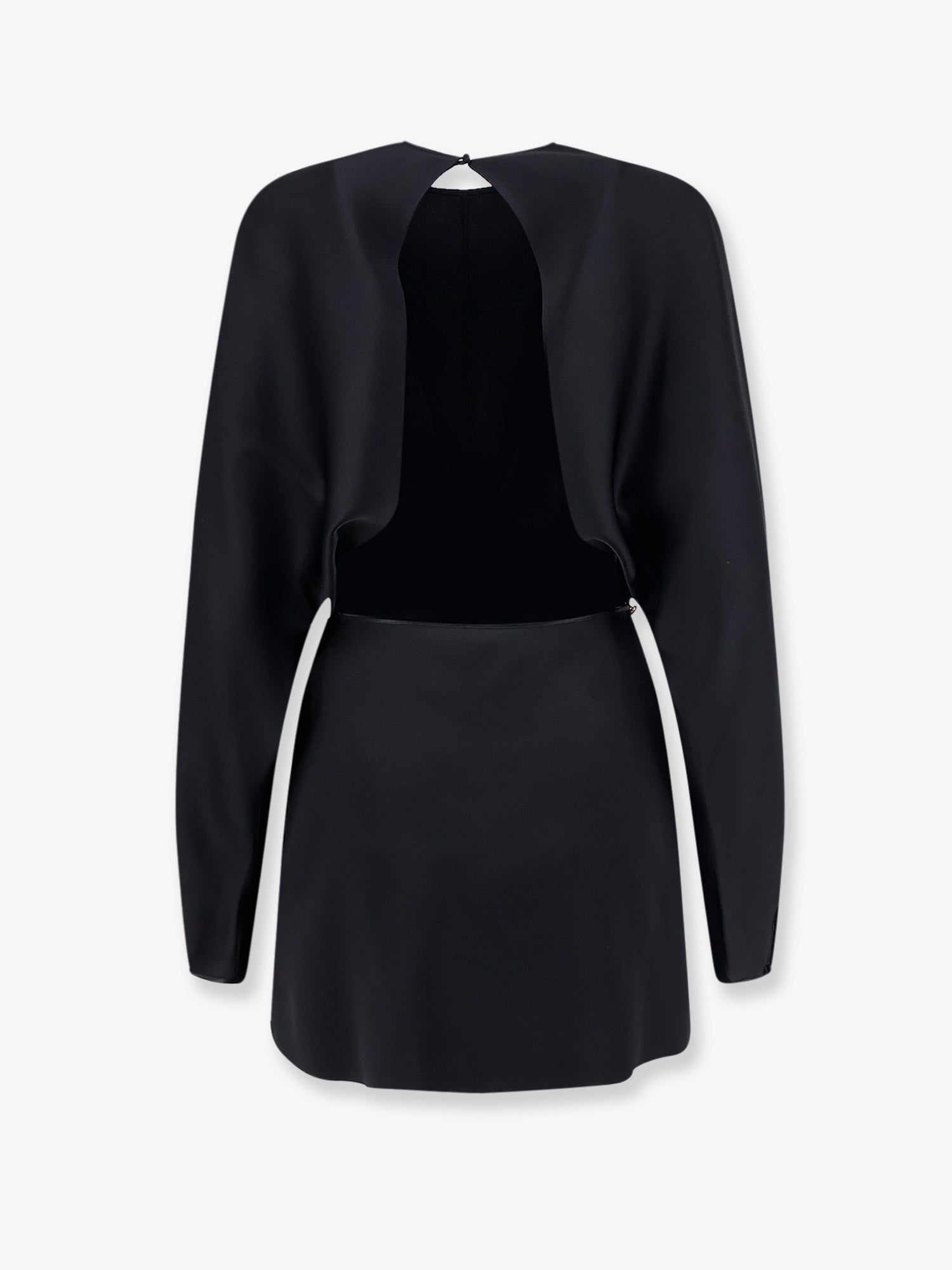 Saint Laurent Women Mini Lenght Dress With Gold Metal Detail SAINT LAURENT