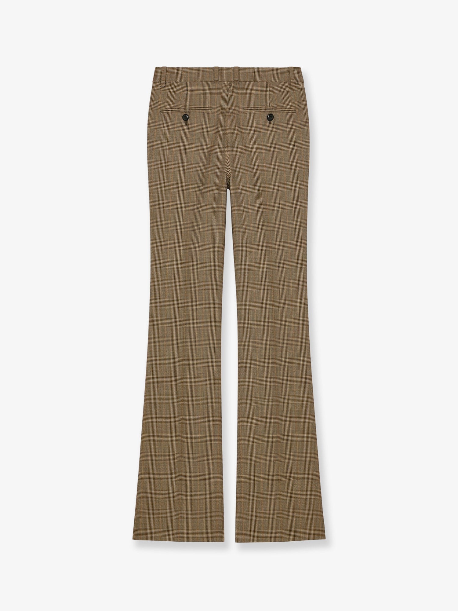 Saint Laurent Women Prince Of Wales Certified Wool Trousers SAINT LAURENT