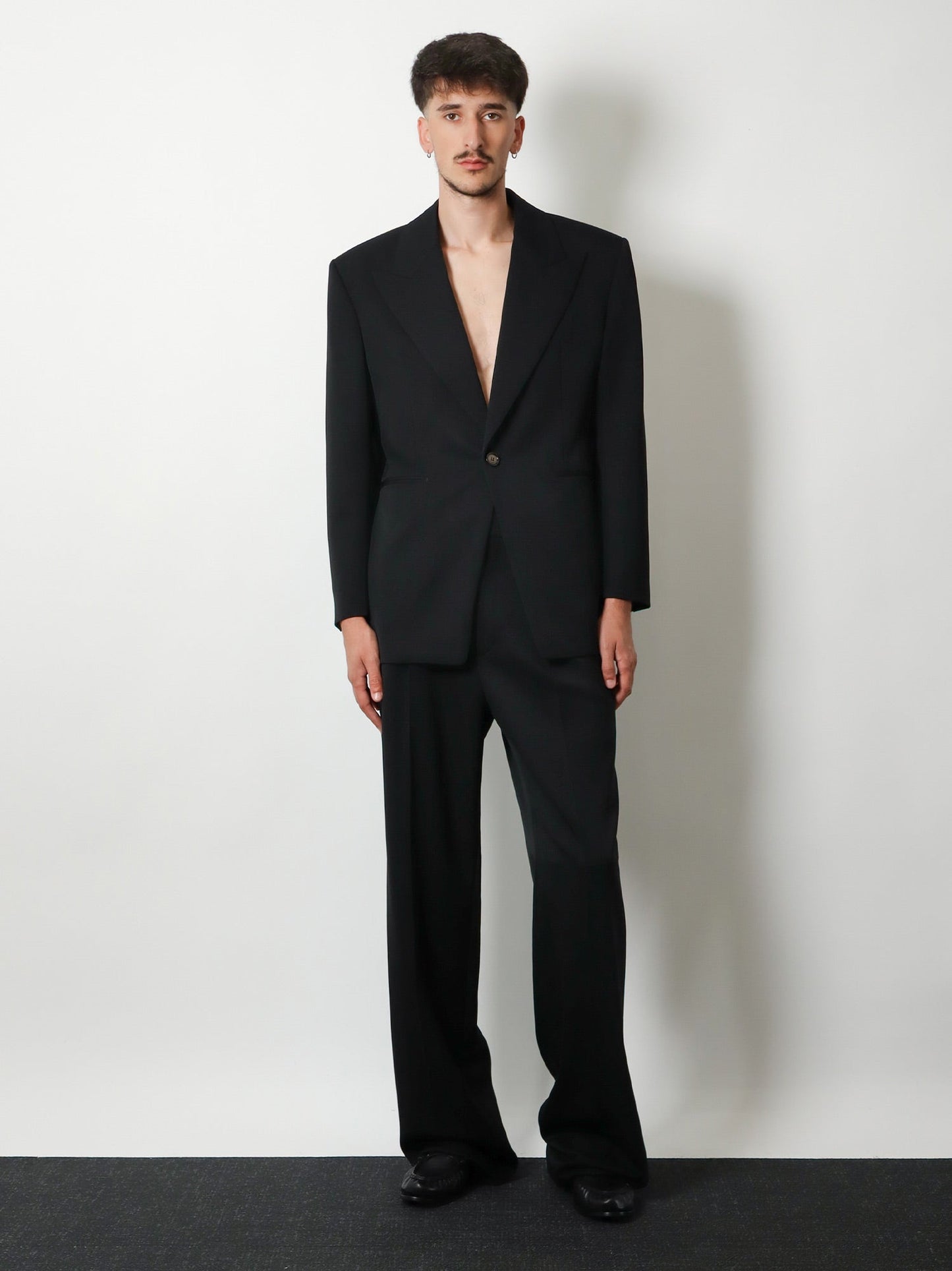 Saint Laurent Men Fluid Tailored Certified Wool Trousers SAINT LAURENT