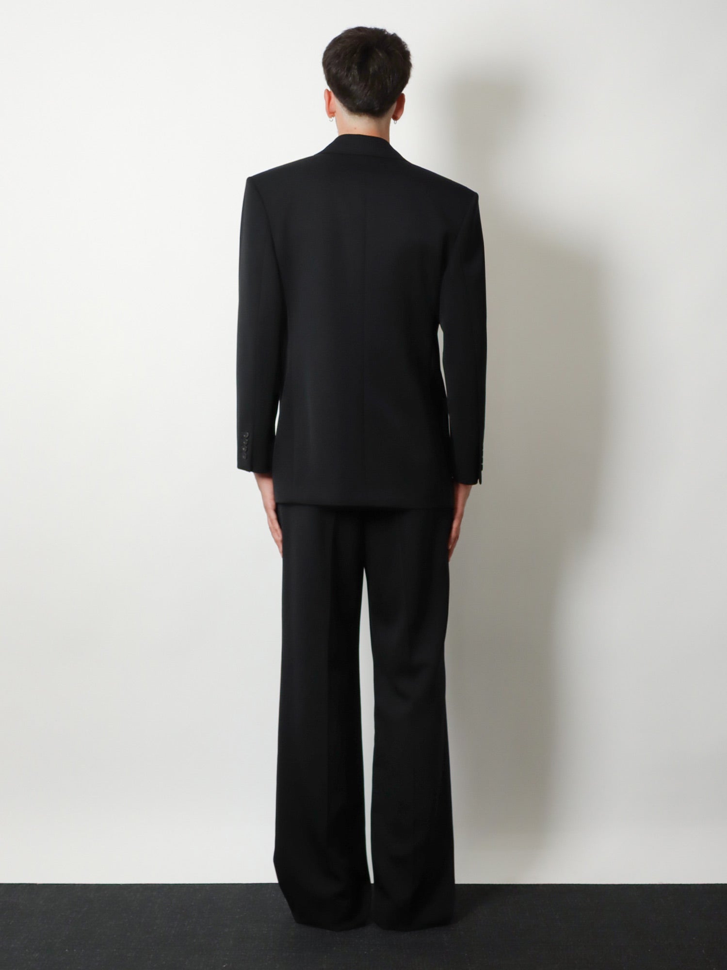 Saint Laurent Men Fluid Tailored Certified Wool Trousers SAINT LAURENT