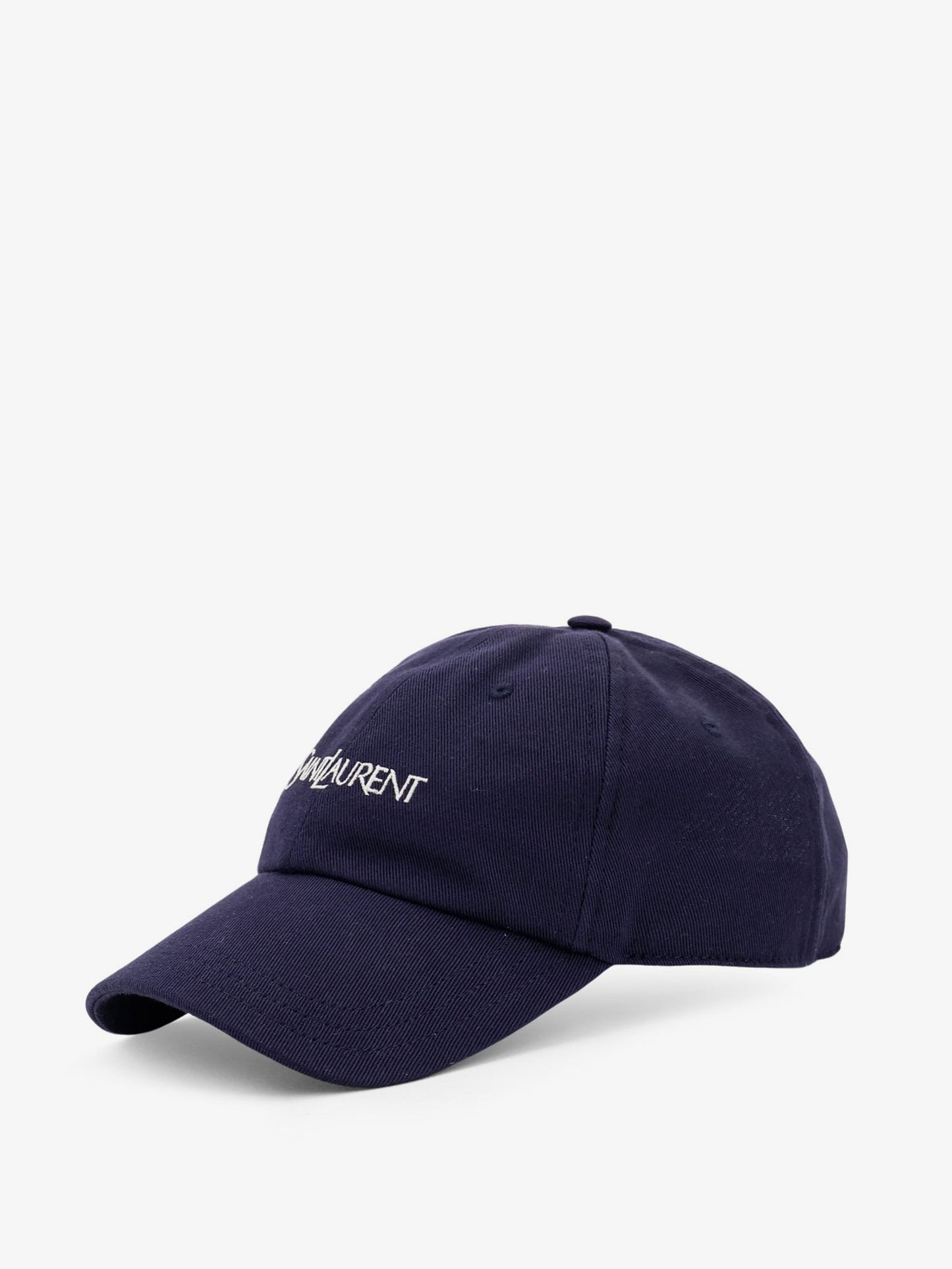 Saint Laurent Men Cotton Hat With Embroidered Logo SAINT LAURENT