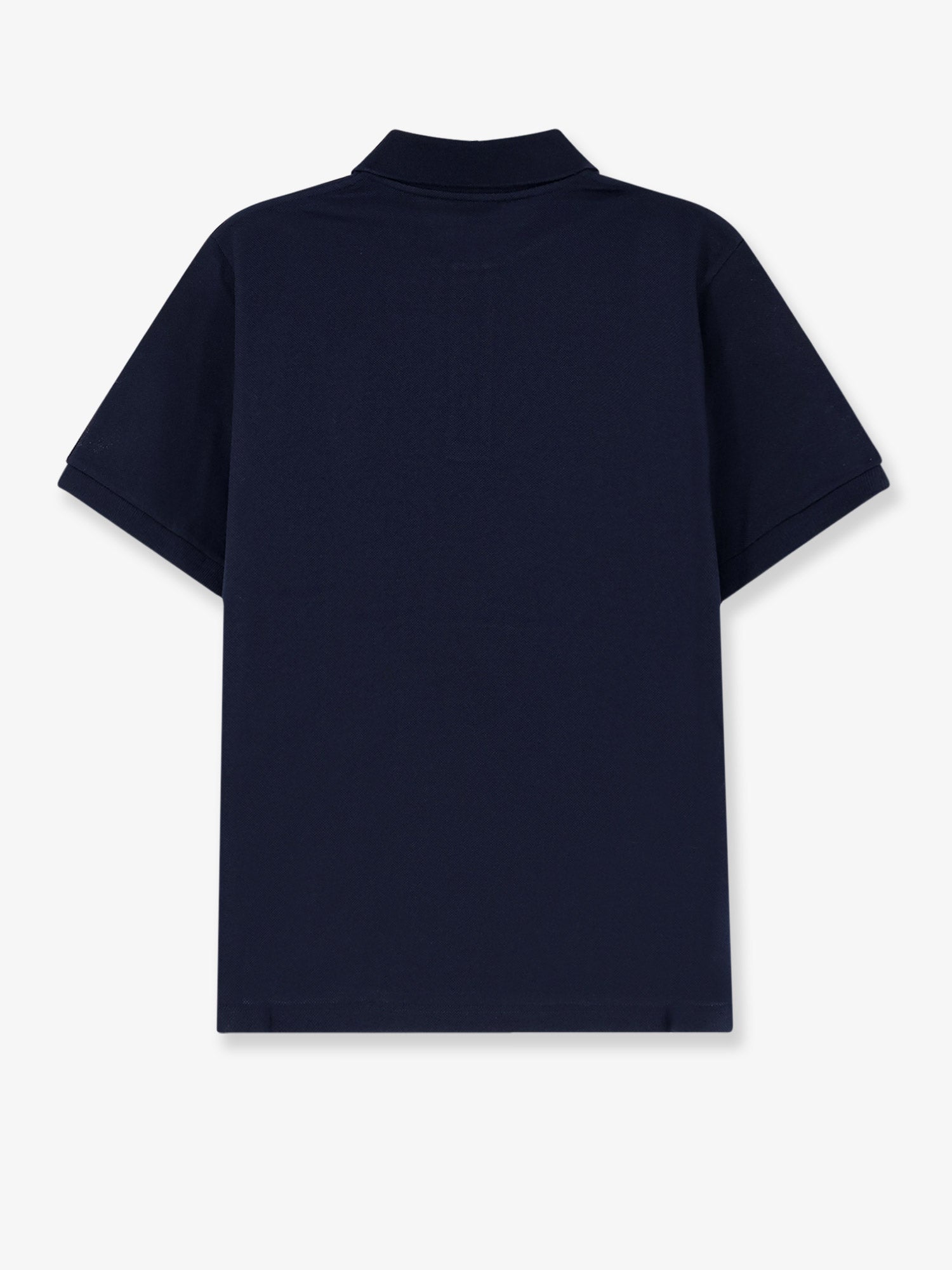 Saint Laurent Men Pique Cotton Polo Shirt With Cassandre Embroidery SAINT LAURENT
