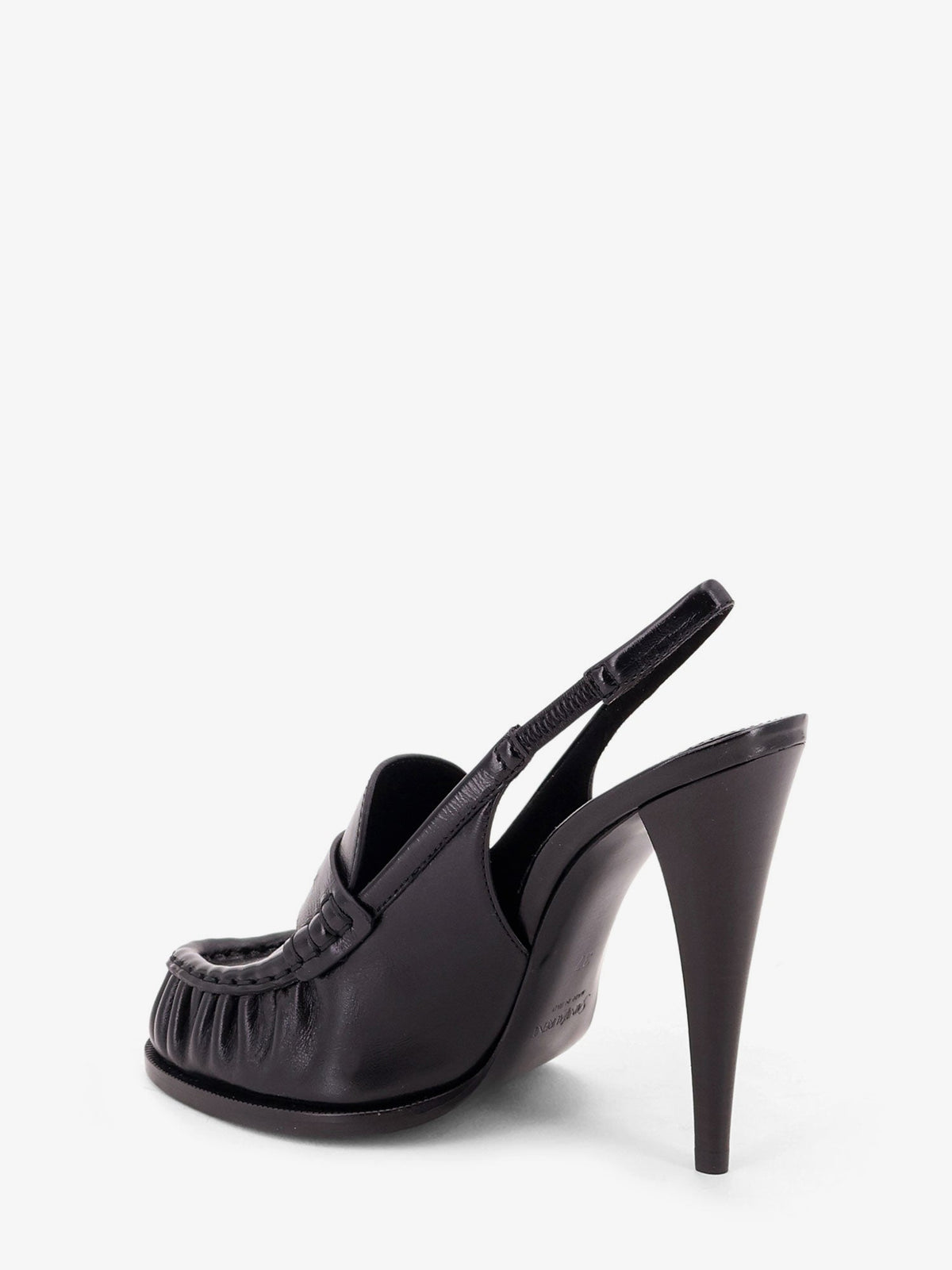 Saint Laurent Women Le Loafer 110 Pumps With Metal Cassandre Logo SAINT LAURENT
