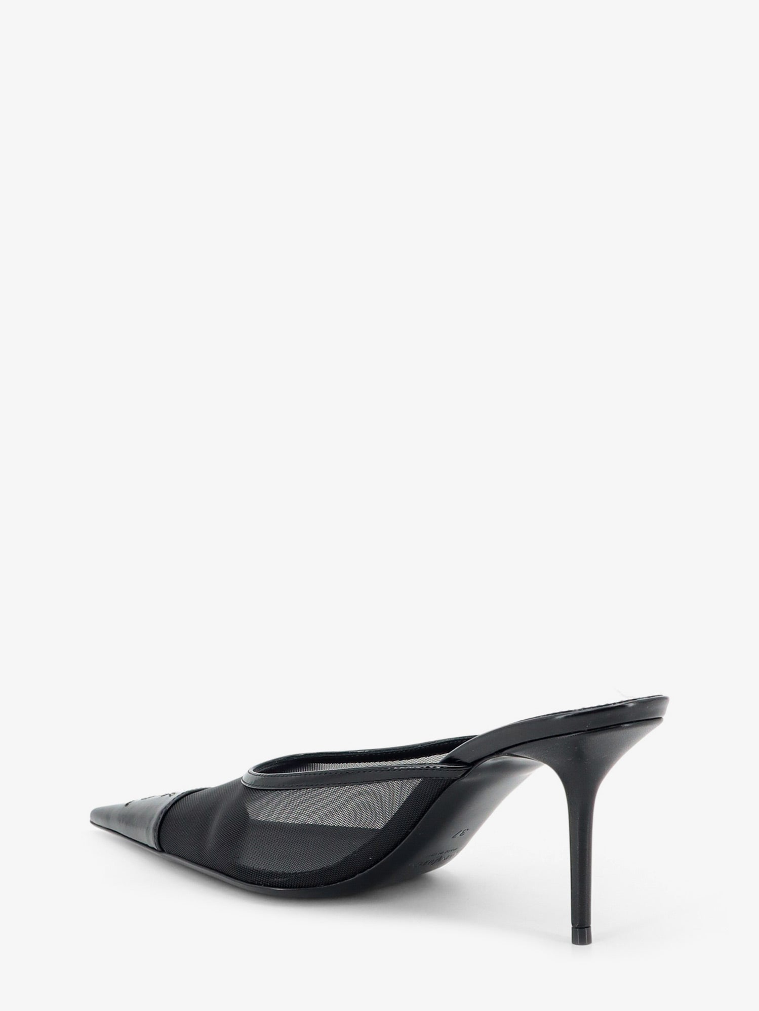 Saint Laurent Women Renee Mesh Pump With Cassandre Toe SAINT LAURENT