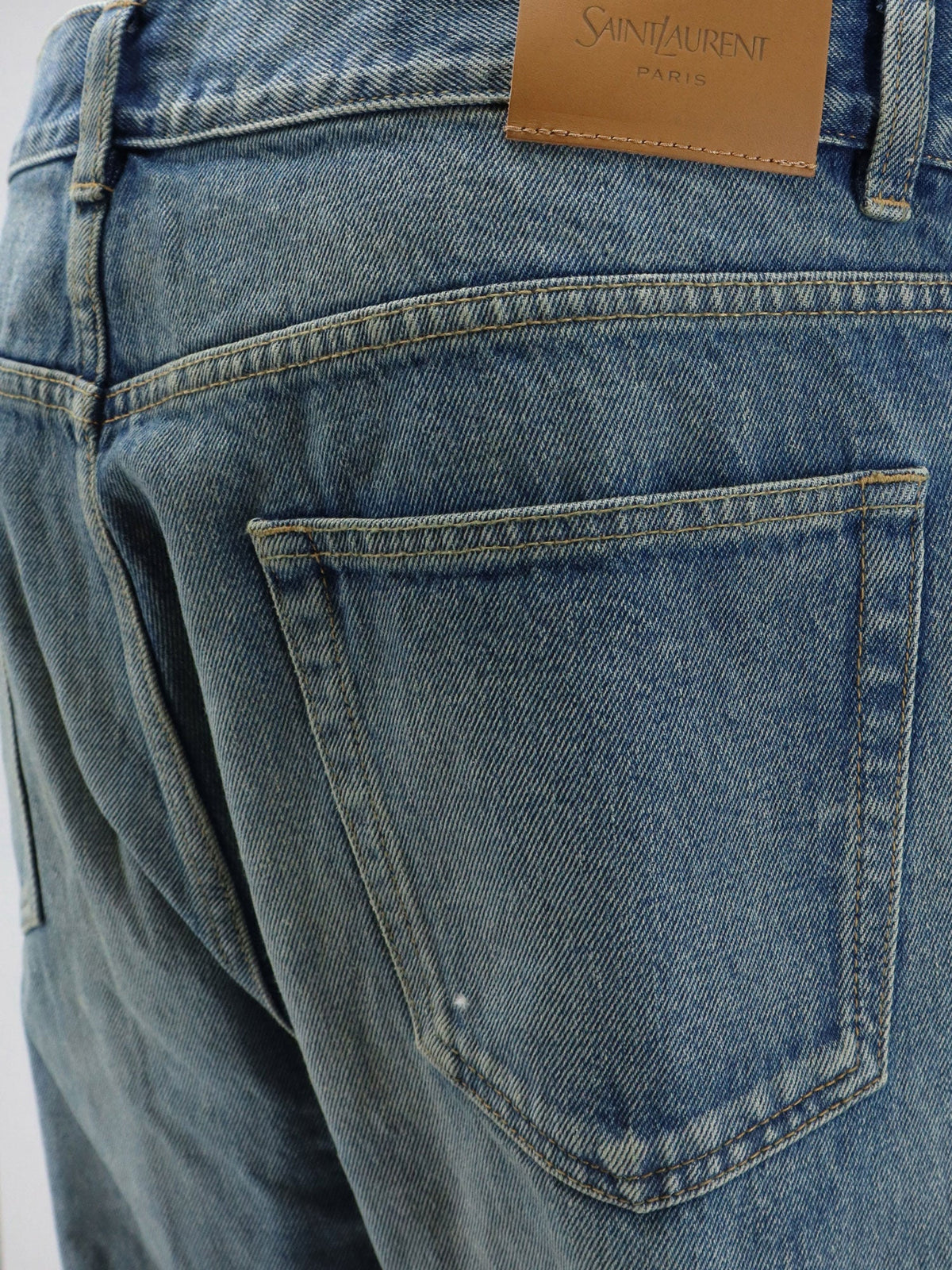 Saint Laurent Men Denim Blue Jeans SAINT LAURENT