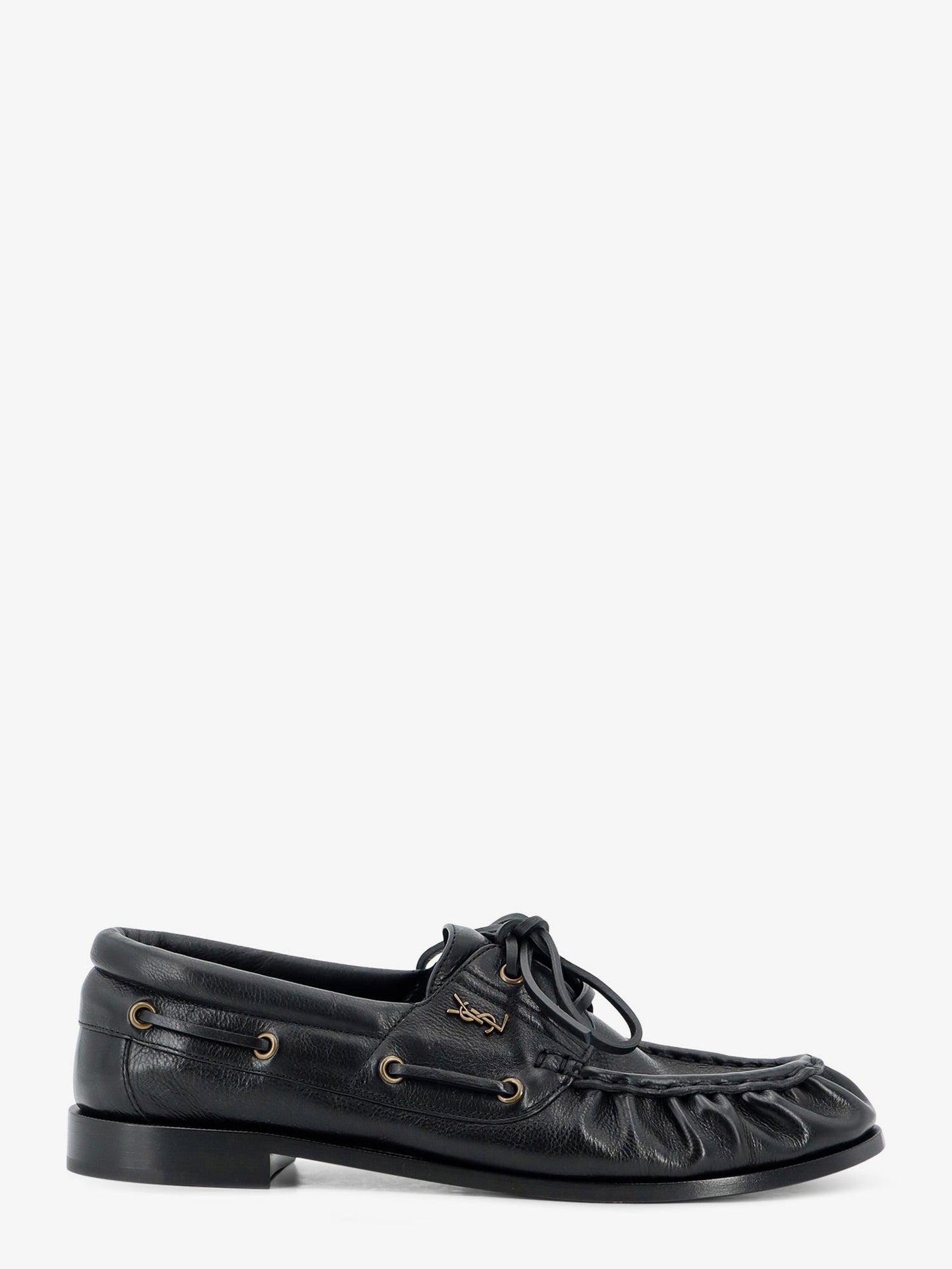 Saint Laurent Men Le Loafer Bateau Leather Loafers SAINT LAURENT