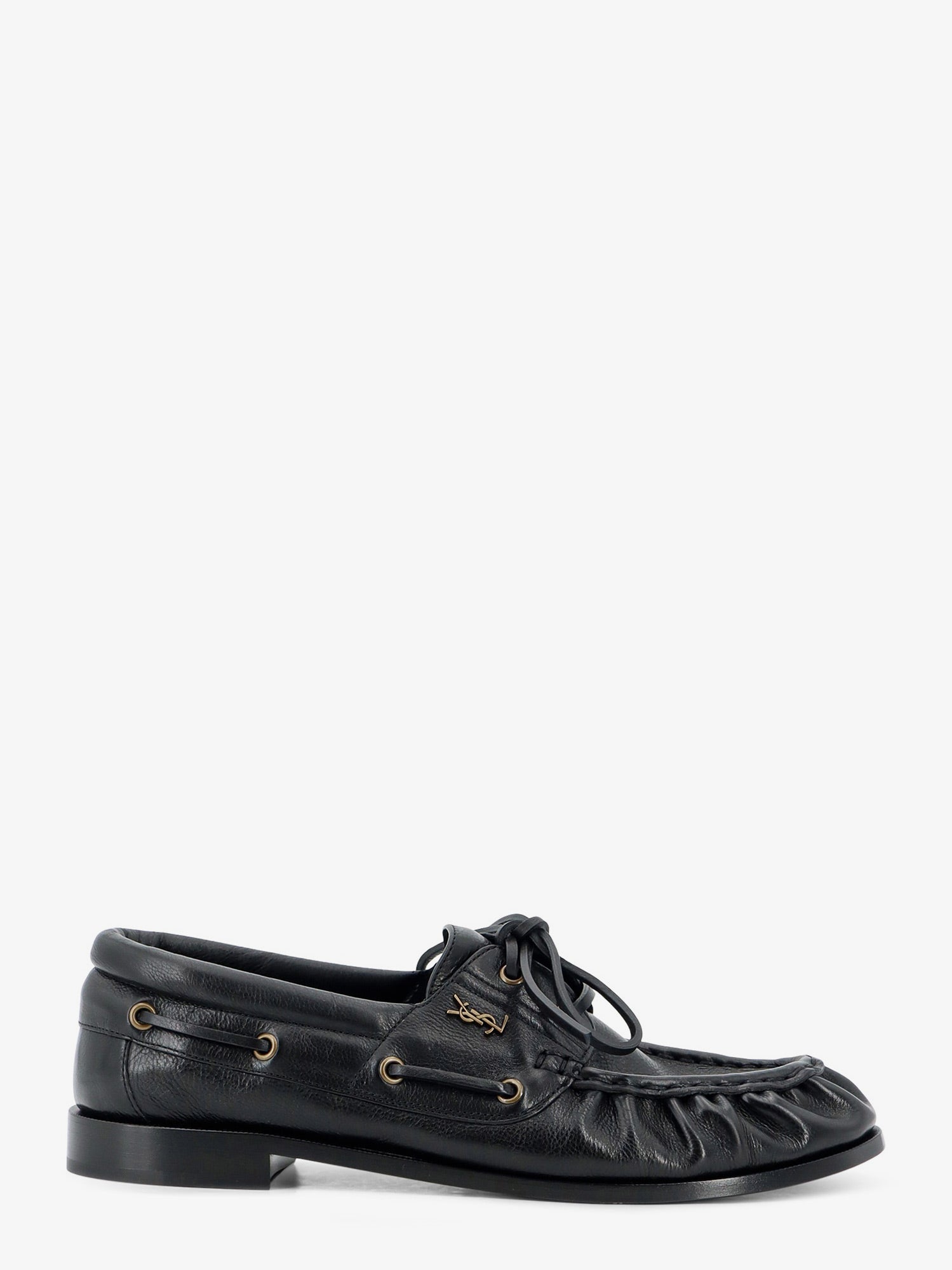 Saint Laurent Men Le Loafer Bateau Leather Loafers SAINT LAURENT