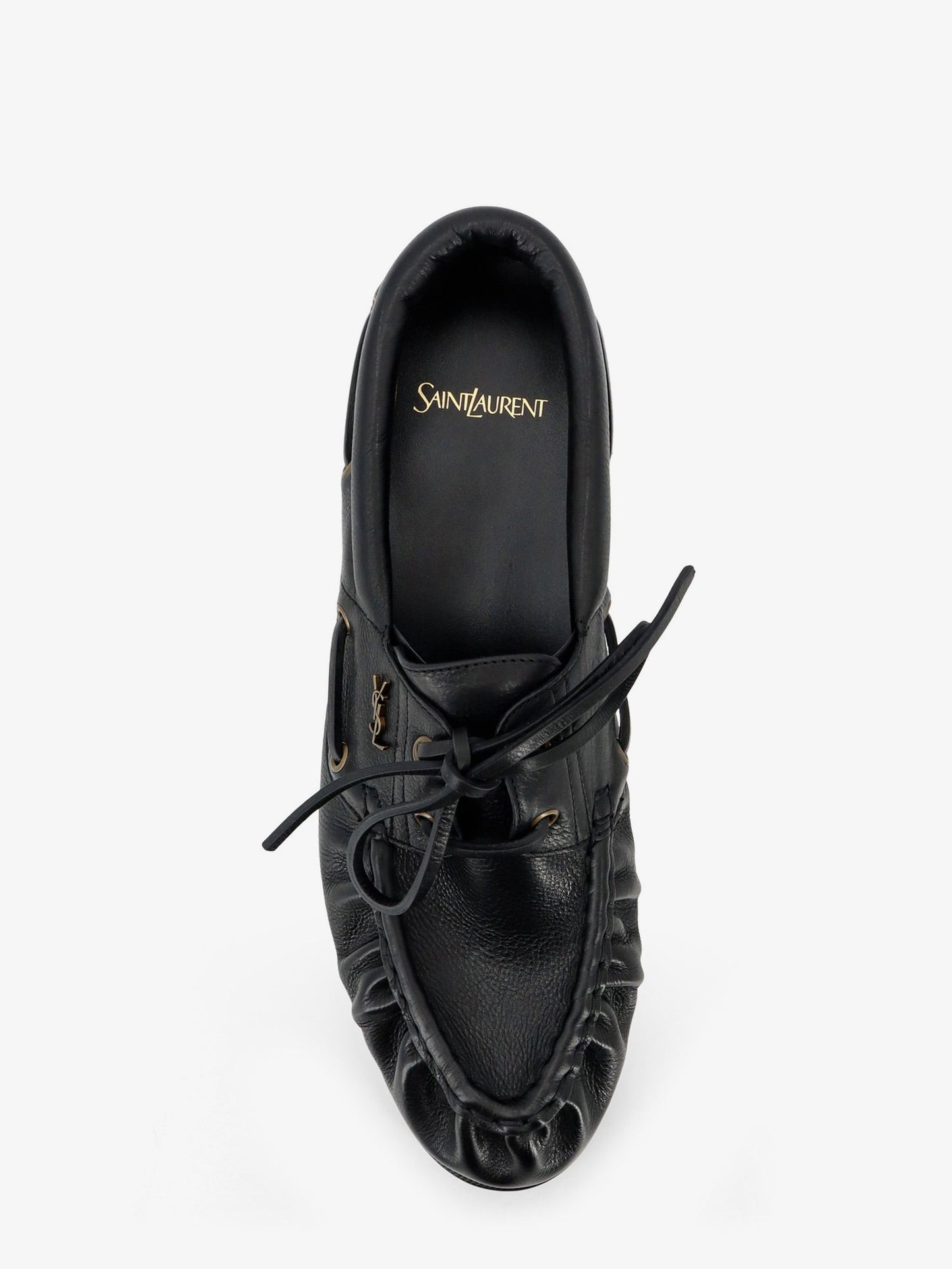 Saint Laurent Men Le Loafer Bateau Leather Loafers SAINT LAURENT