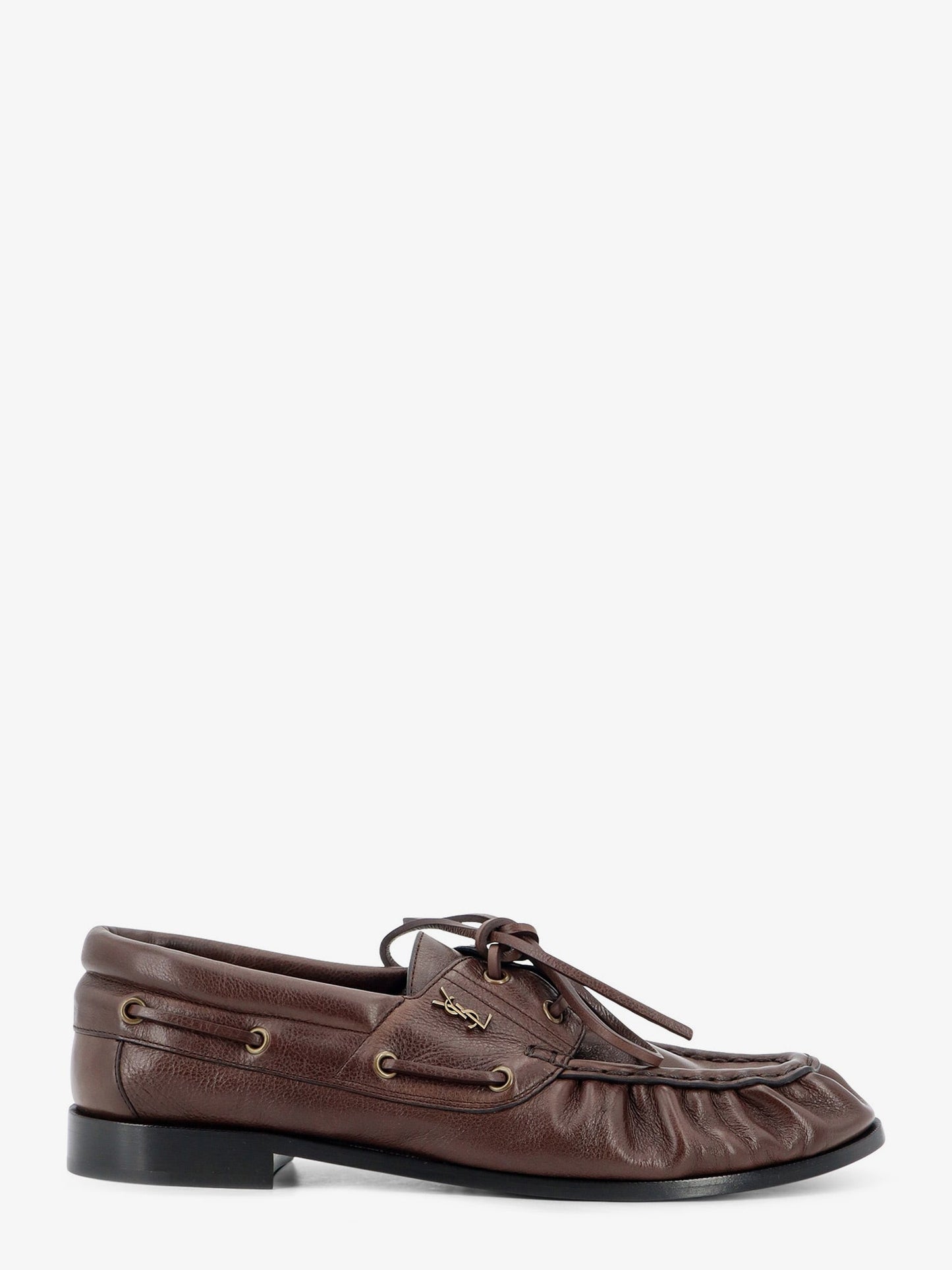 Saint Laurent Men Le Loafer Bateau Leather Loafers SAINT LAURENT