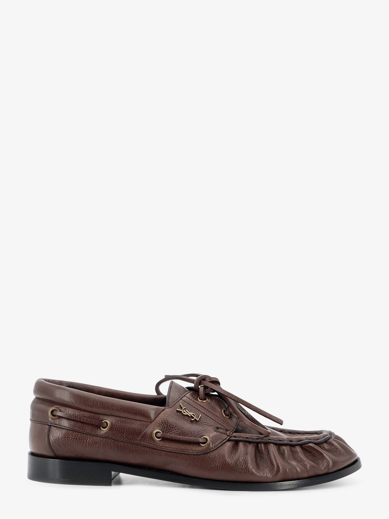 Saint Laurent Men Le Loafer Bateau Leather Loafers SAINT LAURENT