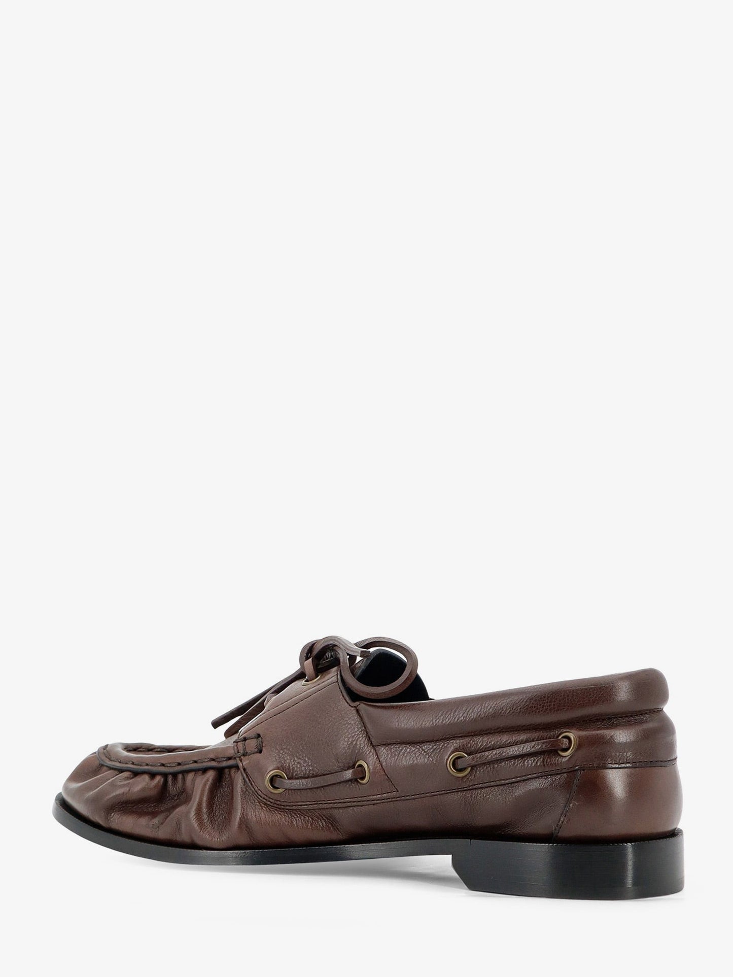Saint Laurent Men Le Loafer Bateau Leather Loafers SAINT LAURENT