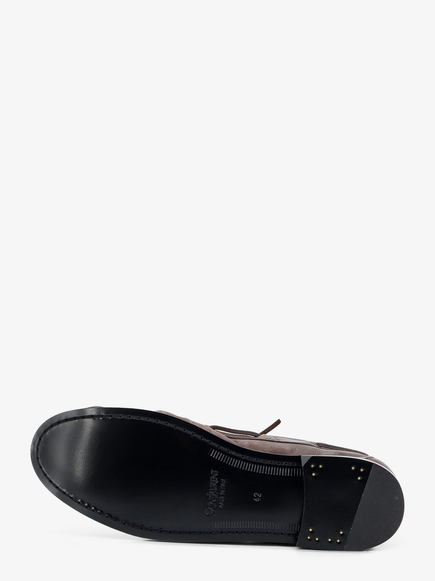 Saint Laurent Men Le Loafer Bateau Leather Loafers SAINT LAURENT