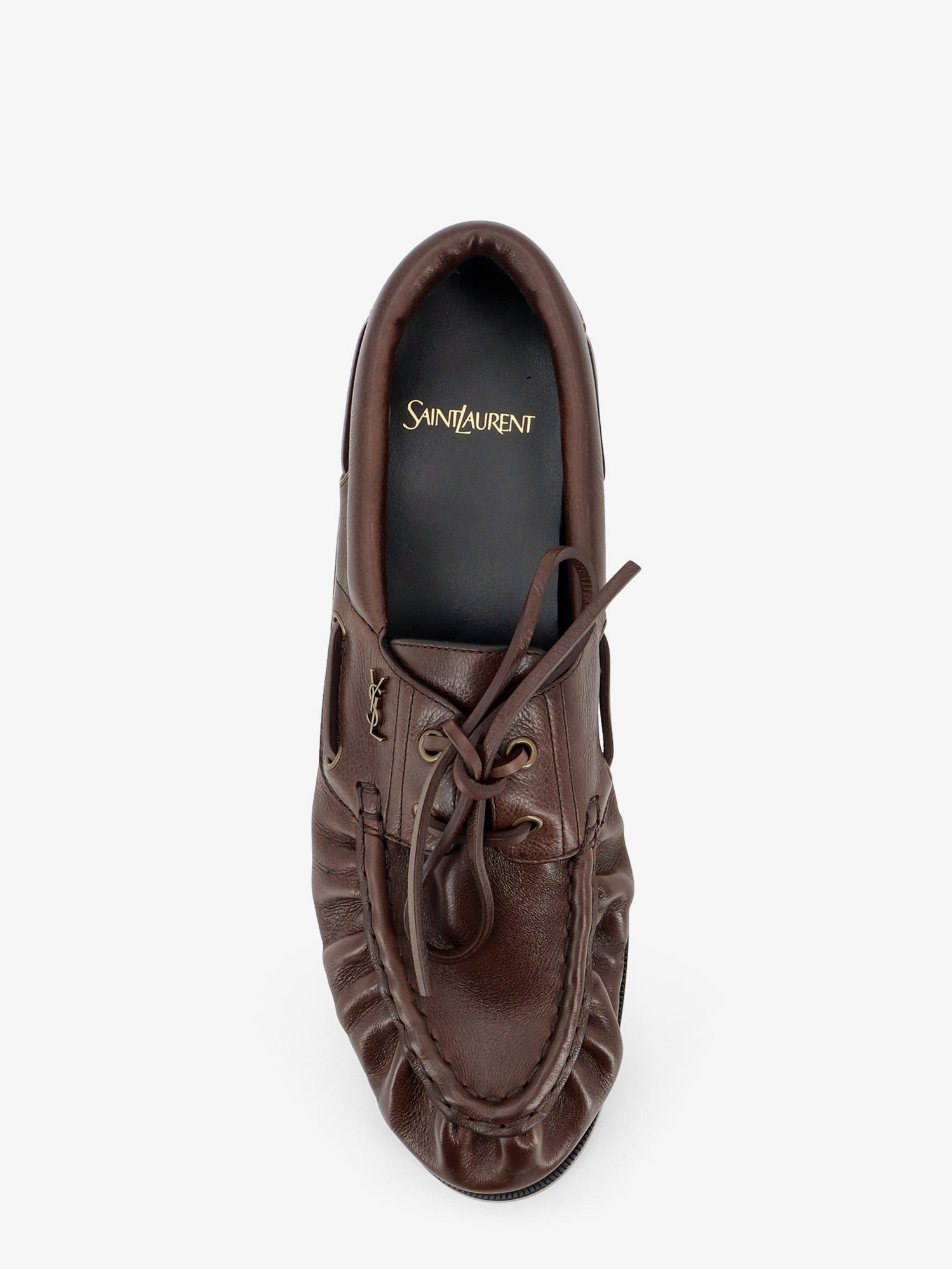 Saint Laurent Men Le Loafer Bateau Leather Loafers SAINT LAURENT