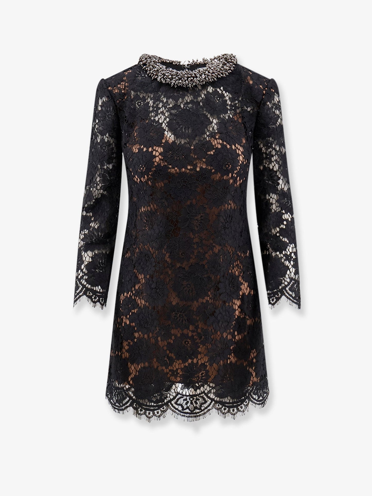 Self Portrait Women Black Lace Mini Dress SELF-PORTRAIT