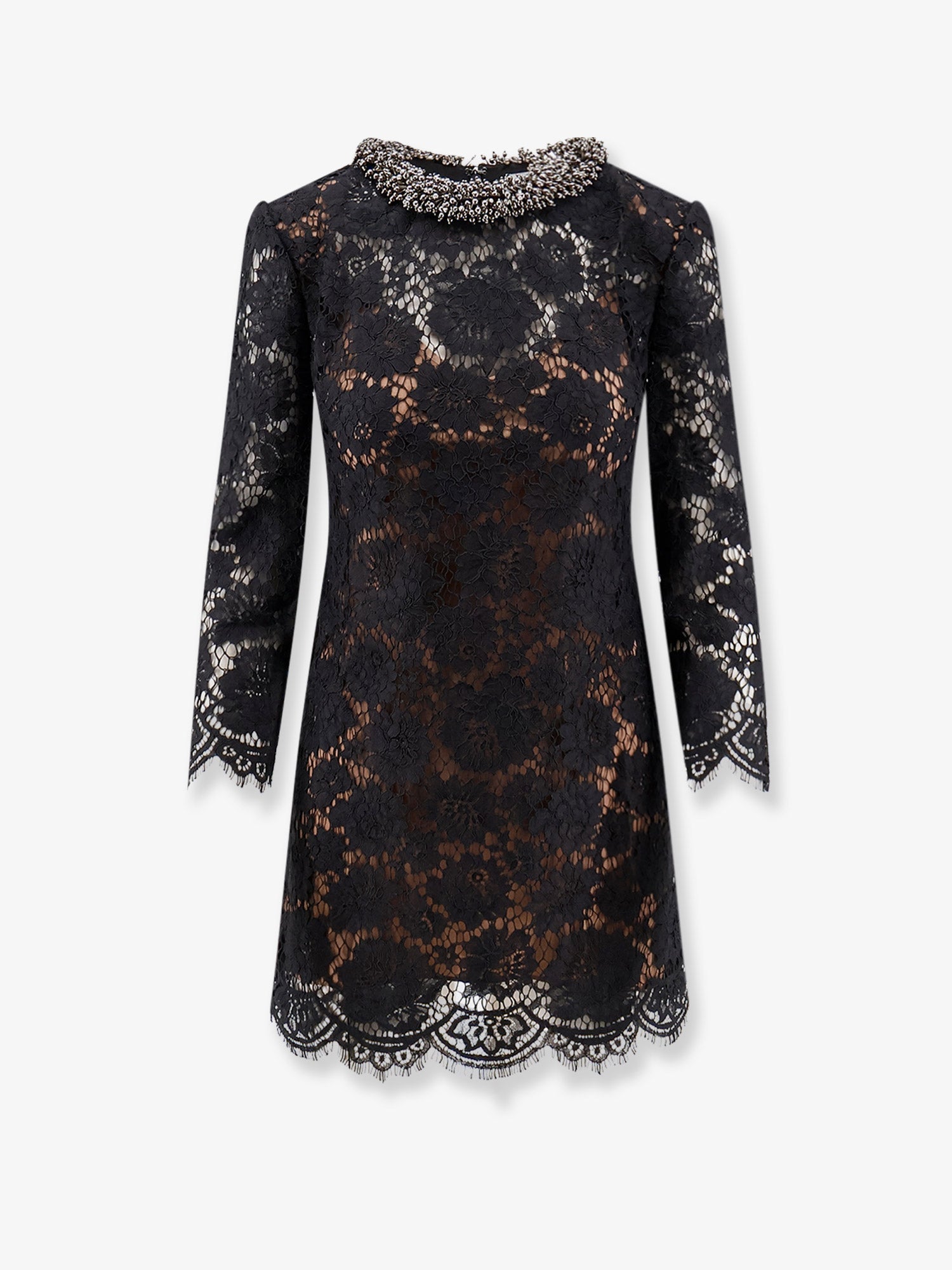 Self Portrait Women Black Lace Mini Dress SELF-PORTRAIT