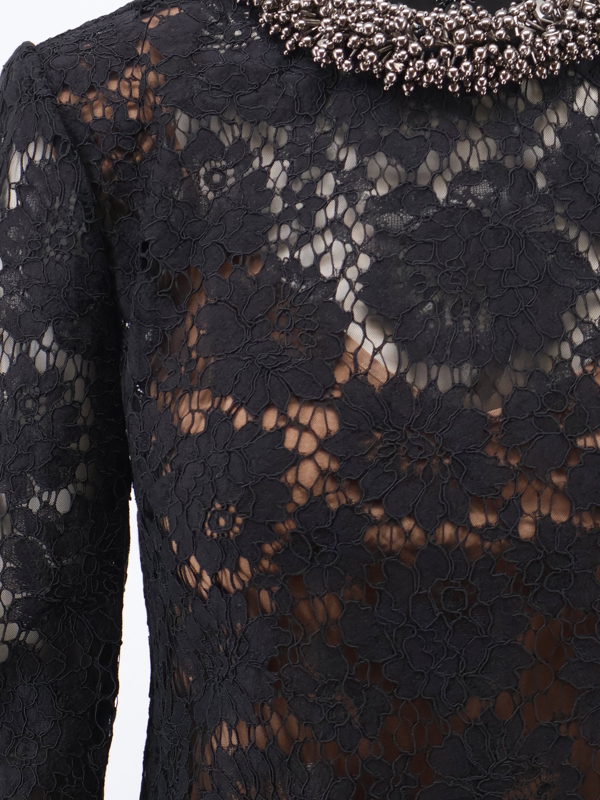 Self Portrait Women Black Lace Mini Dress SELF-PORTRAIT