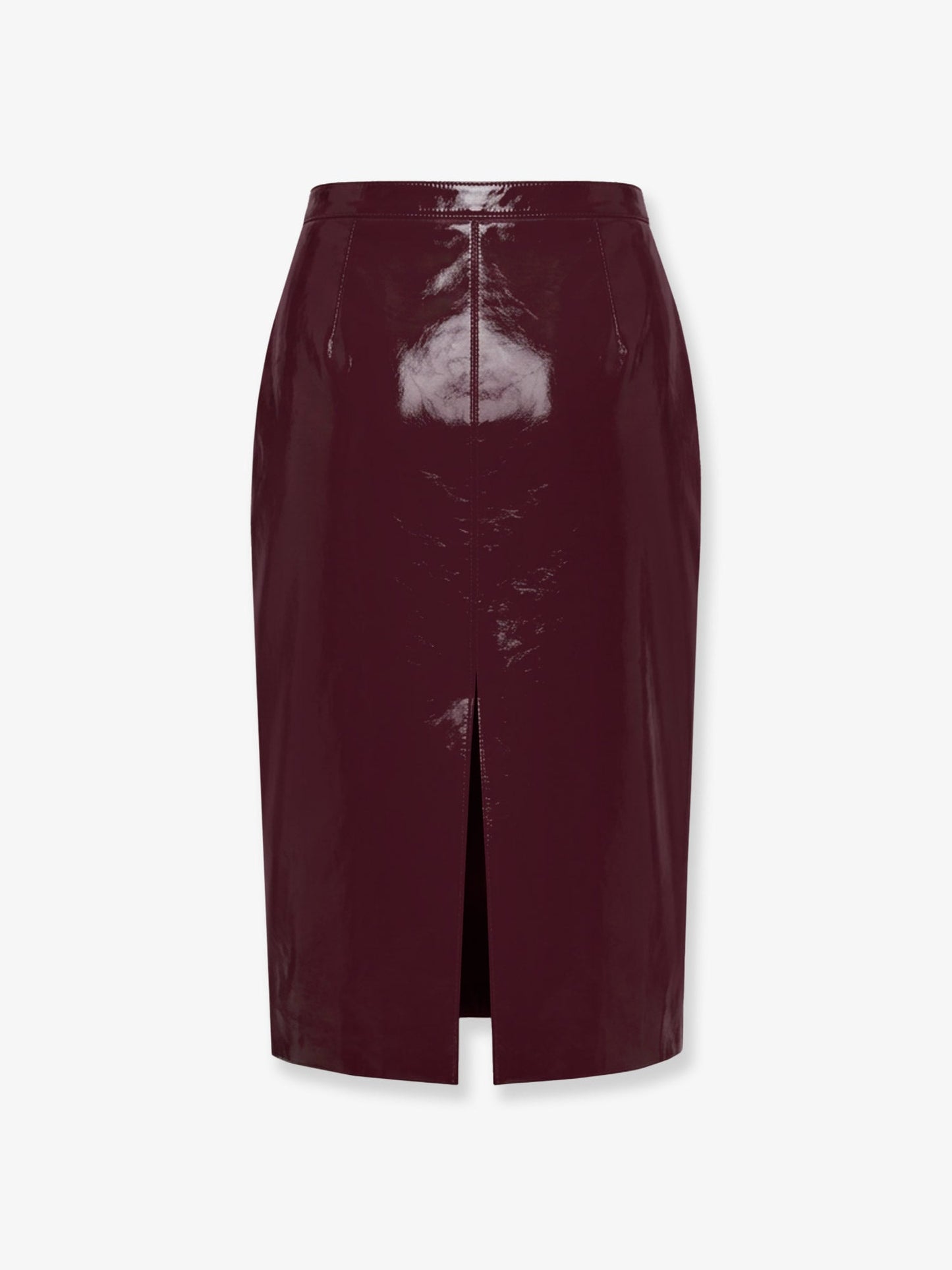 Self Portrait Women Vinyl Midi Skirt SELF-PORTRAIT