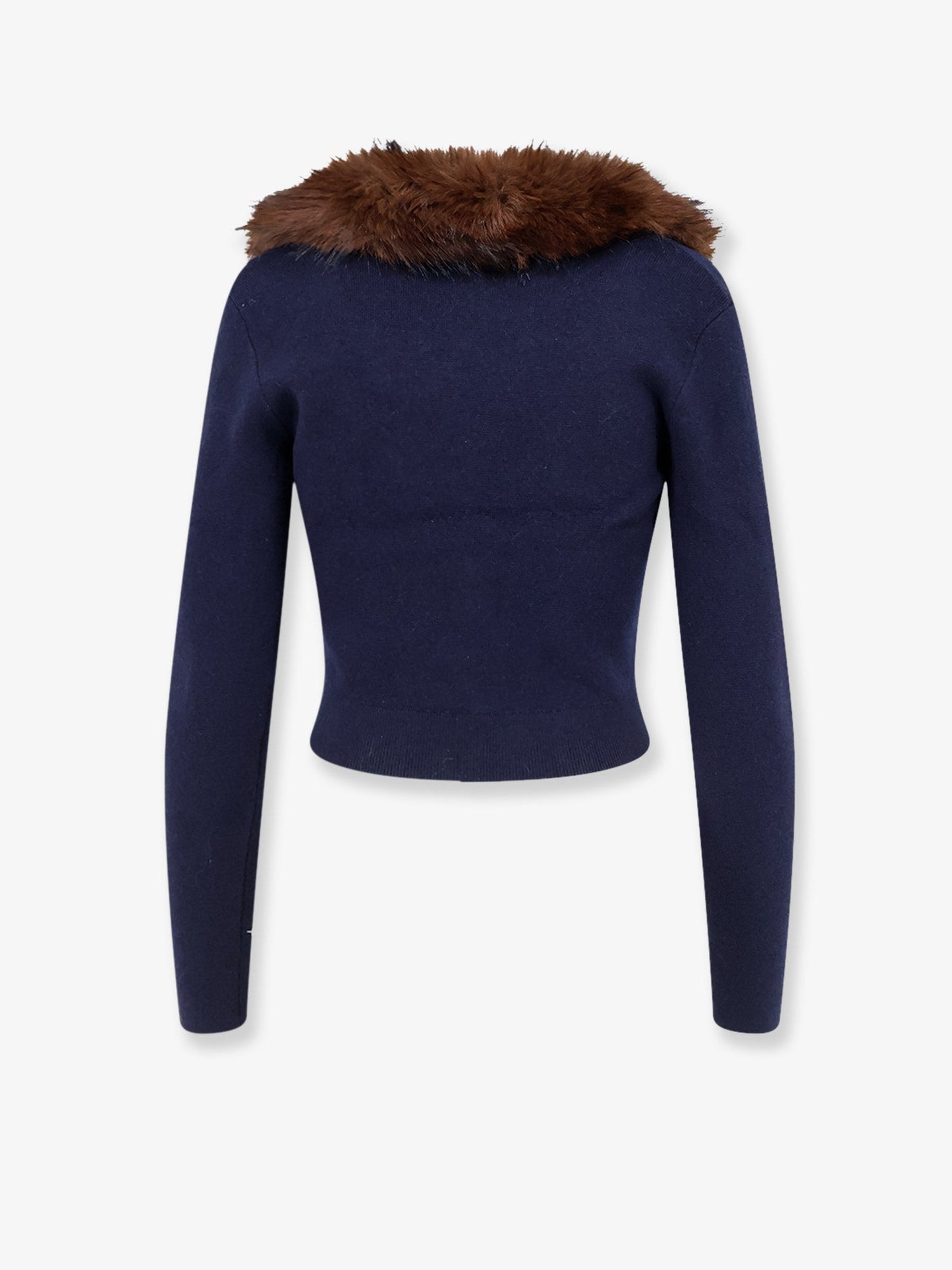 Self Portrait Women Cardigan With Faux Fur Profile SELF-PORTRAIT