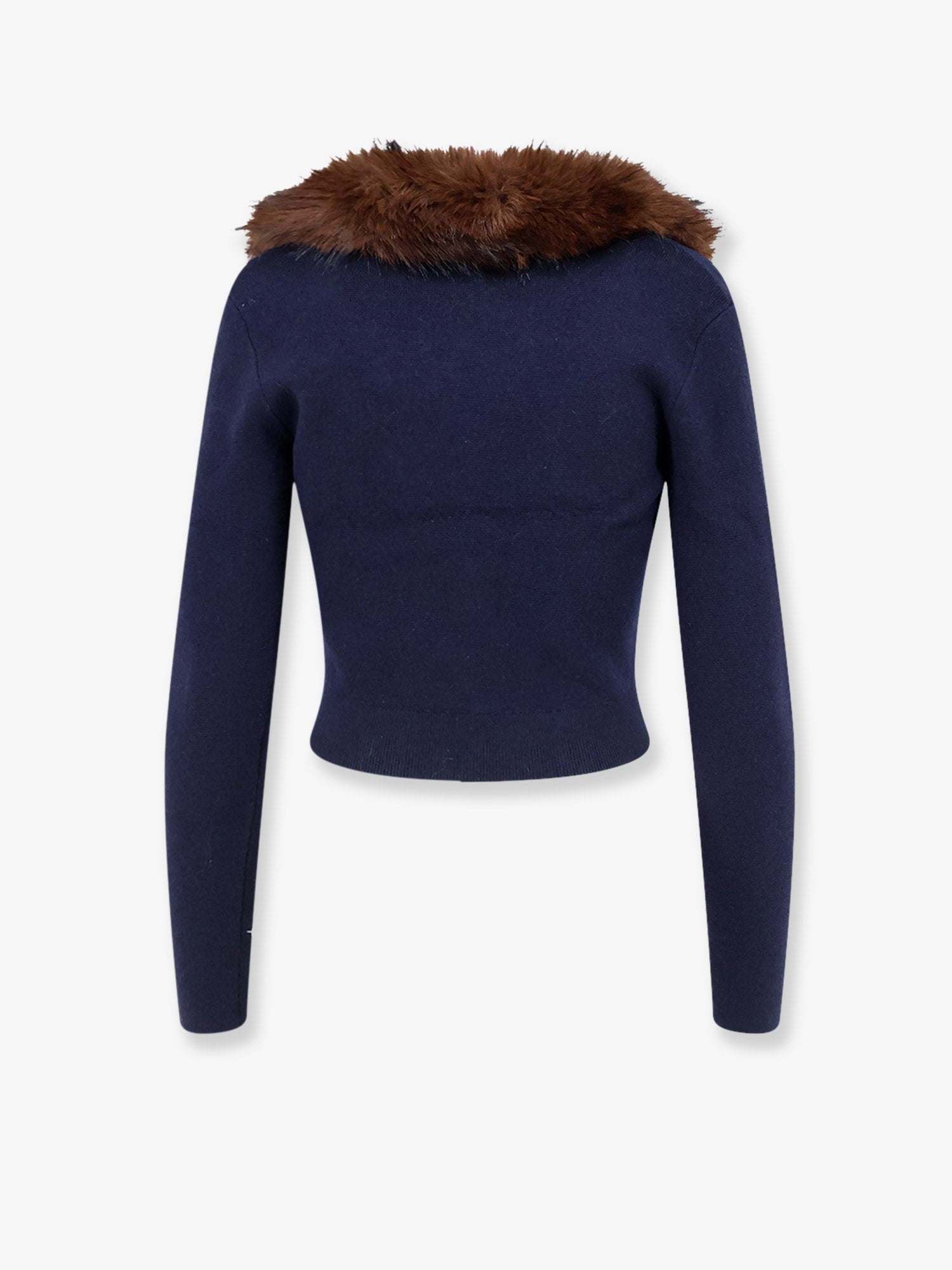 Self Portrait Women Cardigan With Faux Fur Profile SELF-PORTRAIT