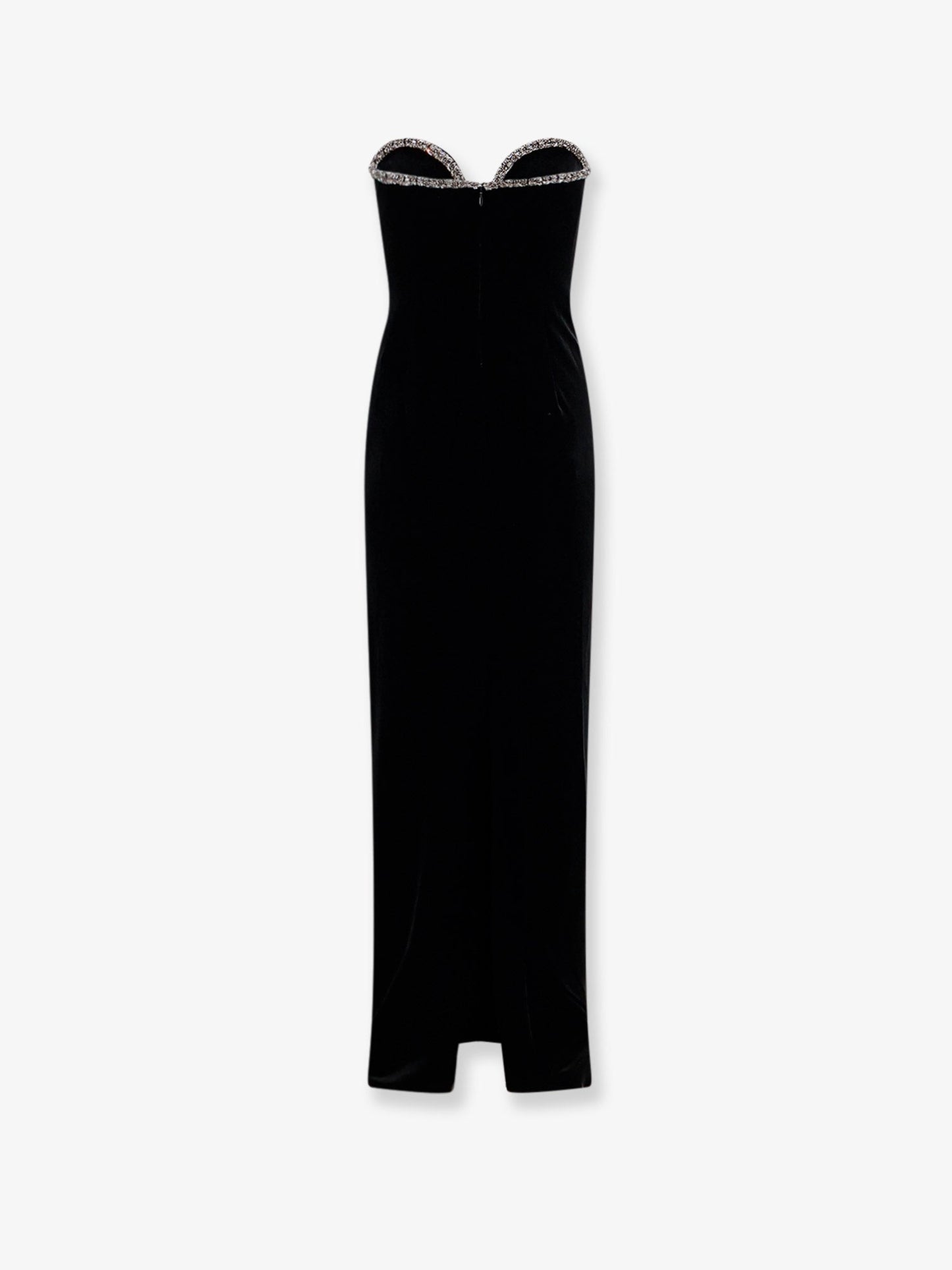 Self Portrait Women Velvet Long Dress SELF-PORTRAIT