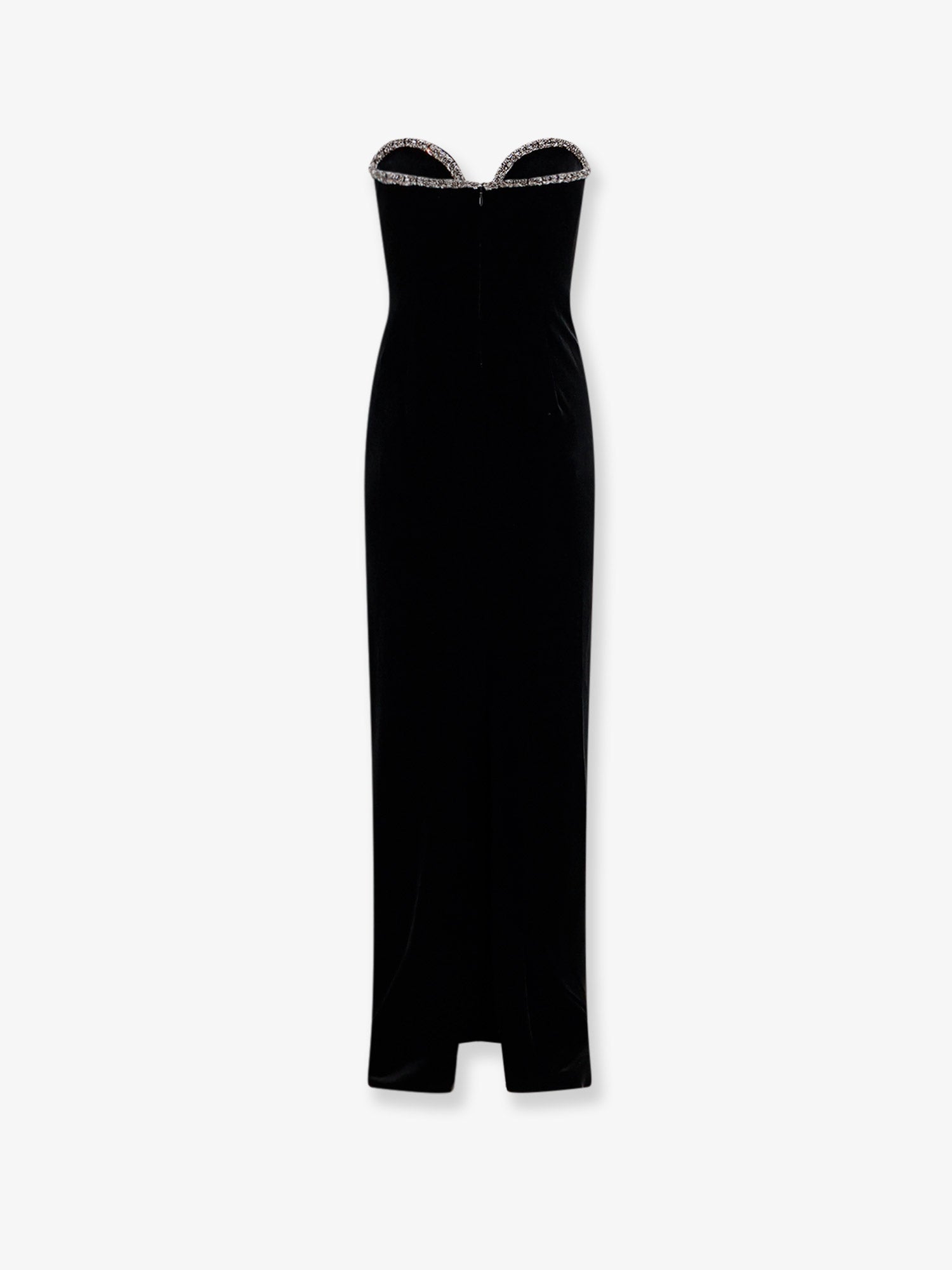 Self Portrait Women Velvet Long Dress SELF-PORTRAIT
