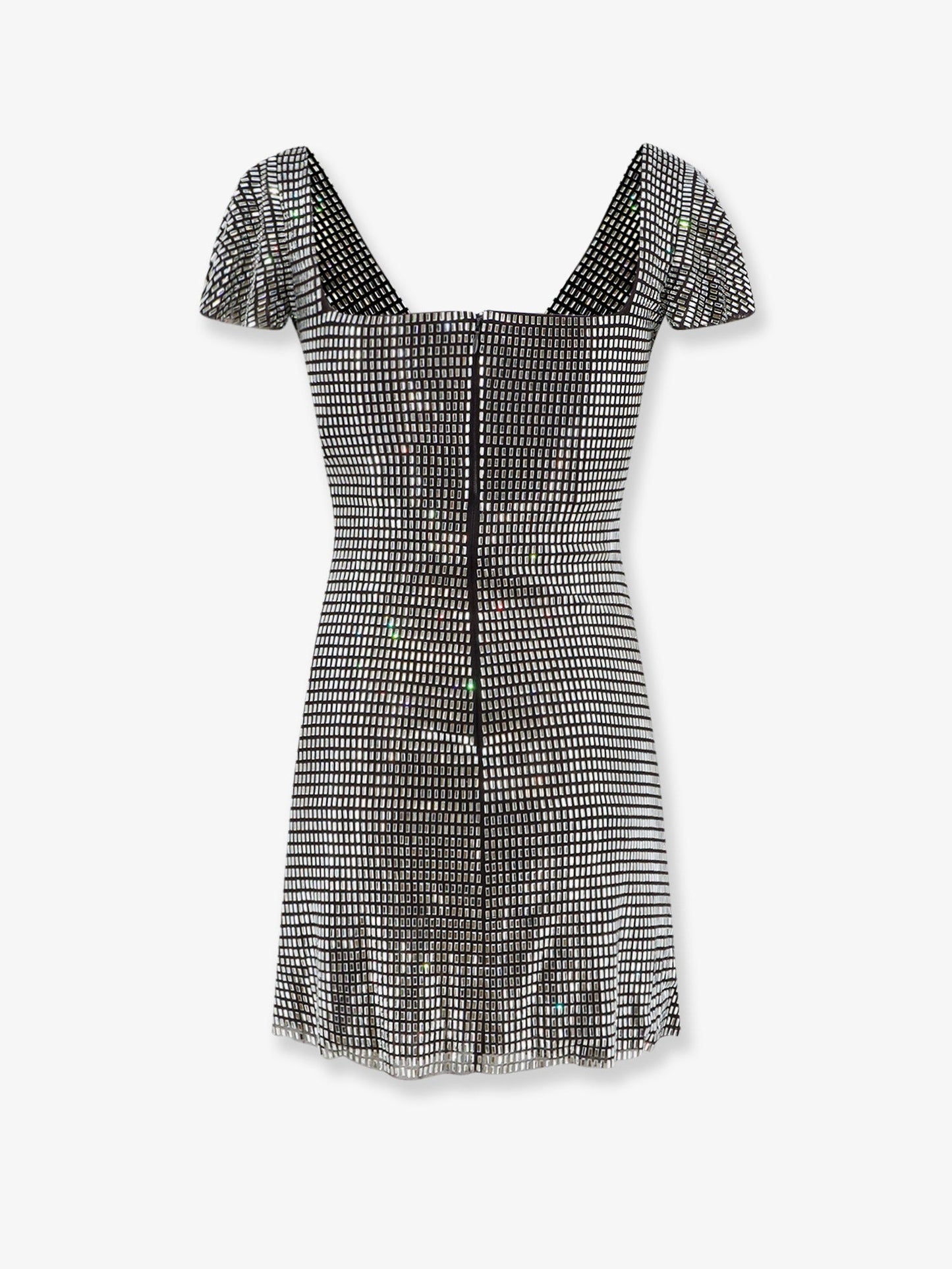 Self Portrait Women Short Tulle Dress With Rhinestones SELF-PORTRAIT