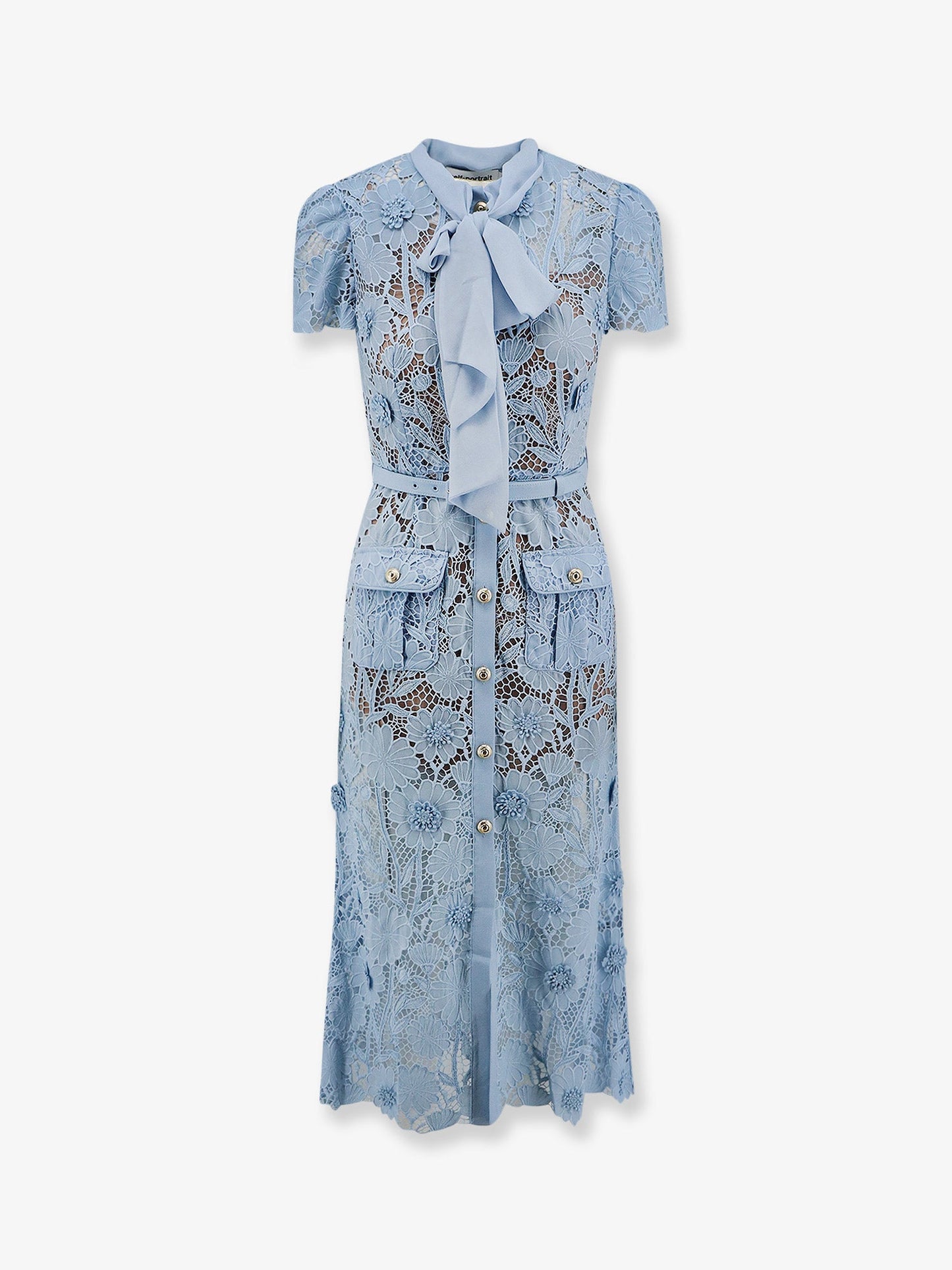 Self Portrait Women Lace Dress With Belt SELF-PORTRAIT