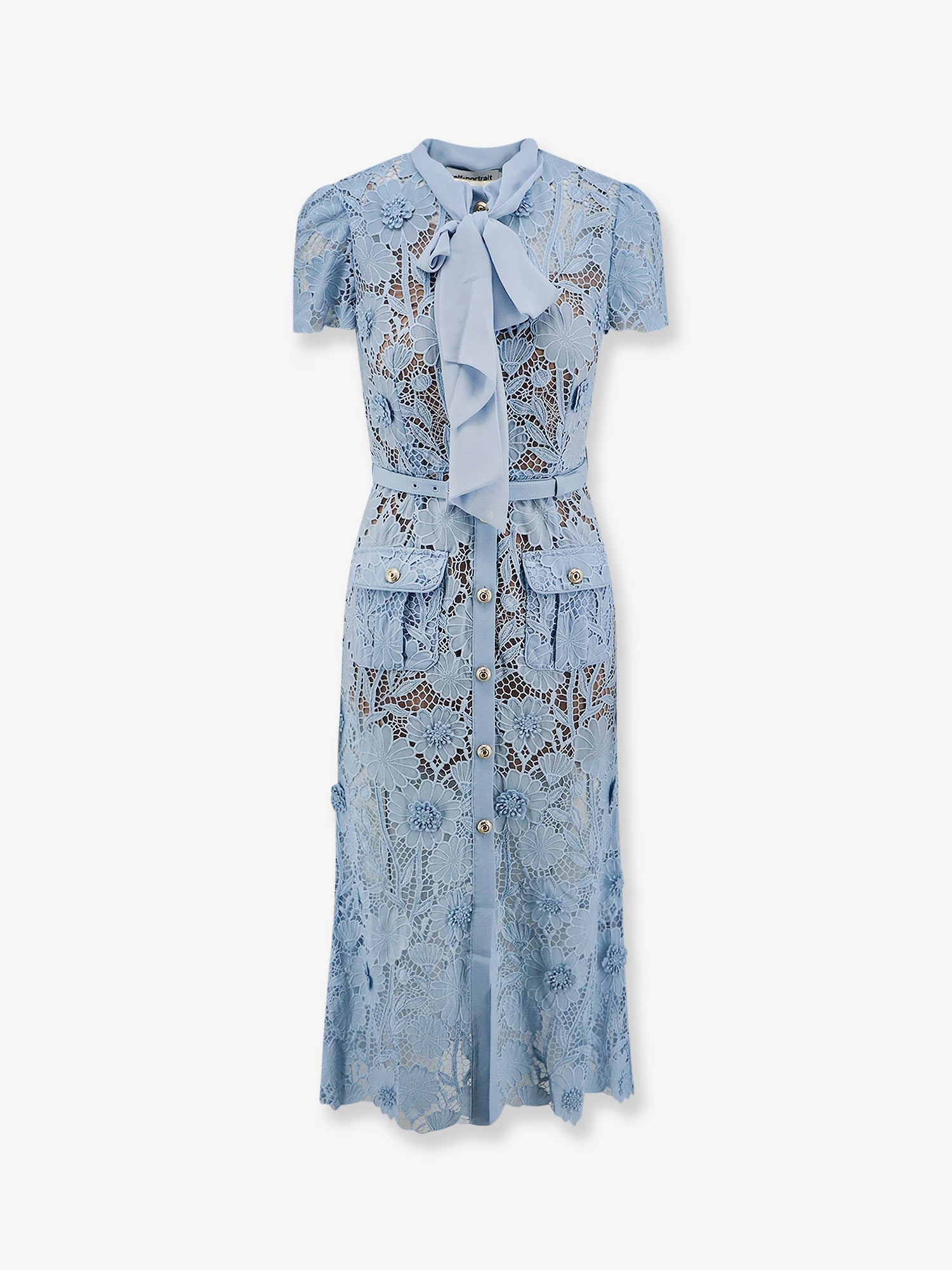 Self Portrait Women Lace Dress With Belt SELF-PORTRAIT