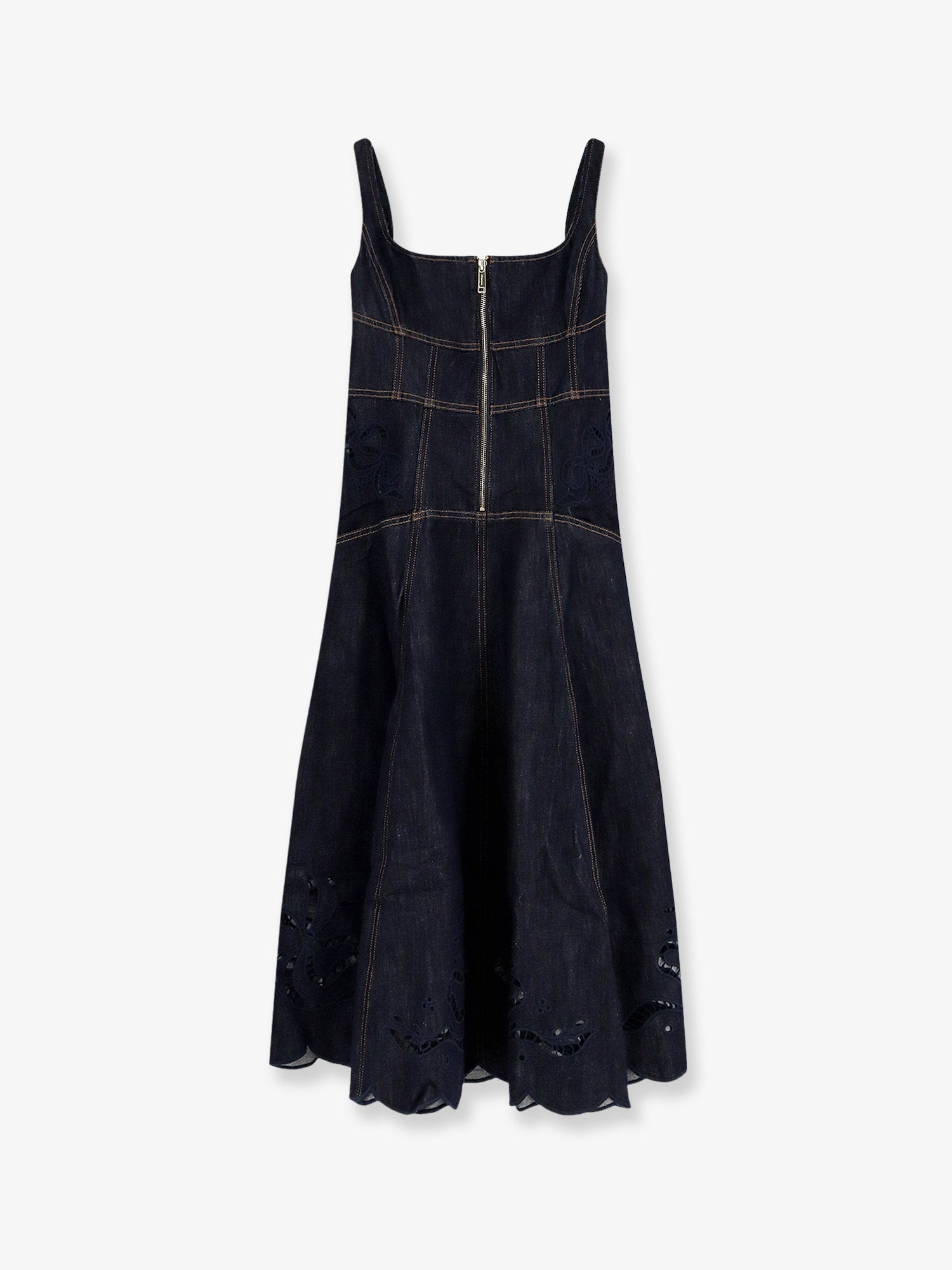 Self Portrait Women Denim Midi Dress SELF-PORTRAIT