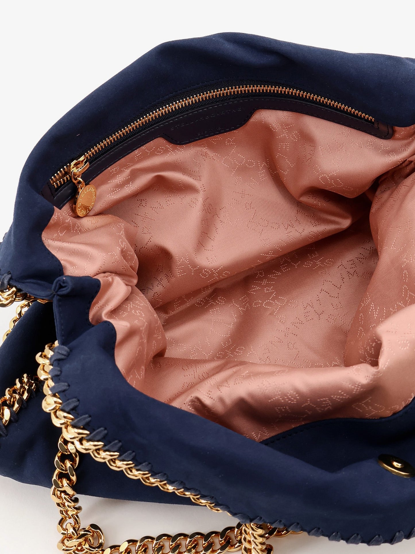 Stella Mccartney Women Falabella Alter Suede Shoulder Bag With Metal Profiles STELLA MCCARTNEY