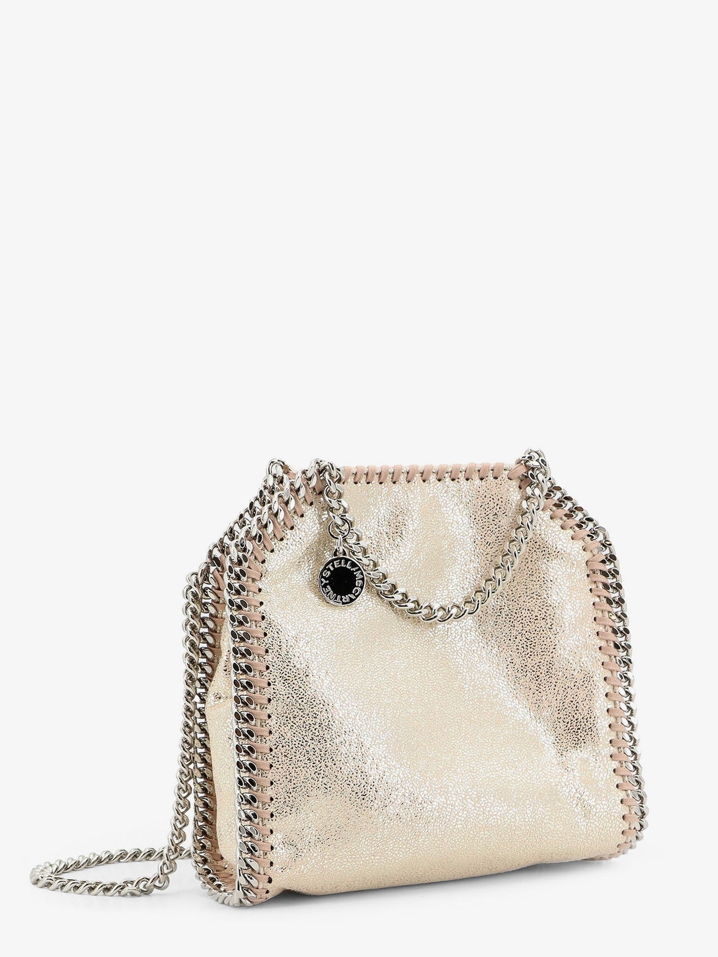 Stella Mccartney Women Falabella Tiny Shiny Shaggy Deer Crossbody Bag STELLA MCCARTNEY