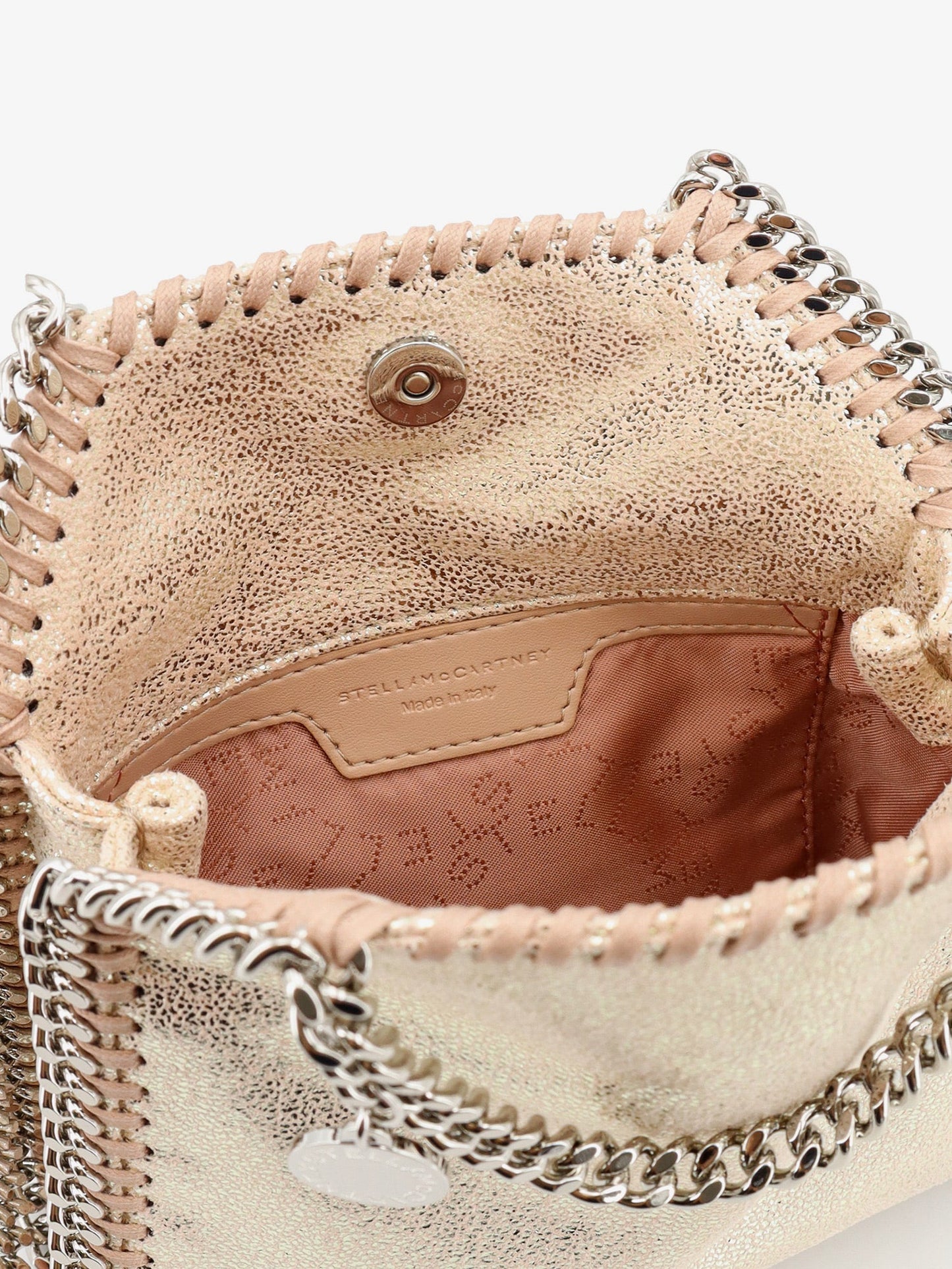 Stella Mccartney Women Falabella Tiny Shiny Shaggy Deer Crossbody Bag STELLA MCCARTNEY