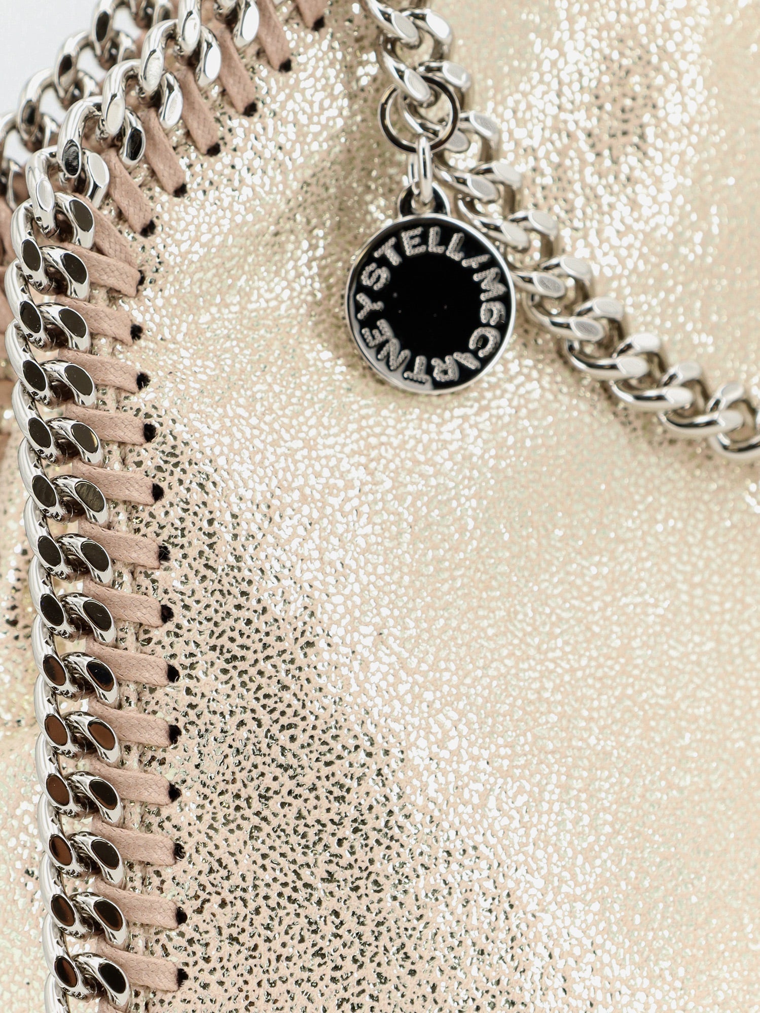 Stella Mccartney Women Falabella Tiny Shiny Shaggy Deer Crossbody Bag STELLA MCCARTNEY