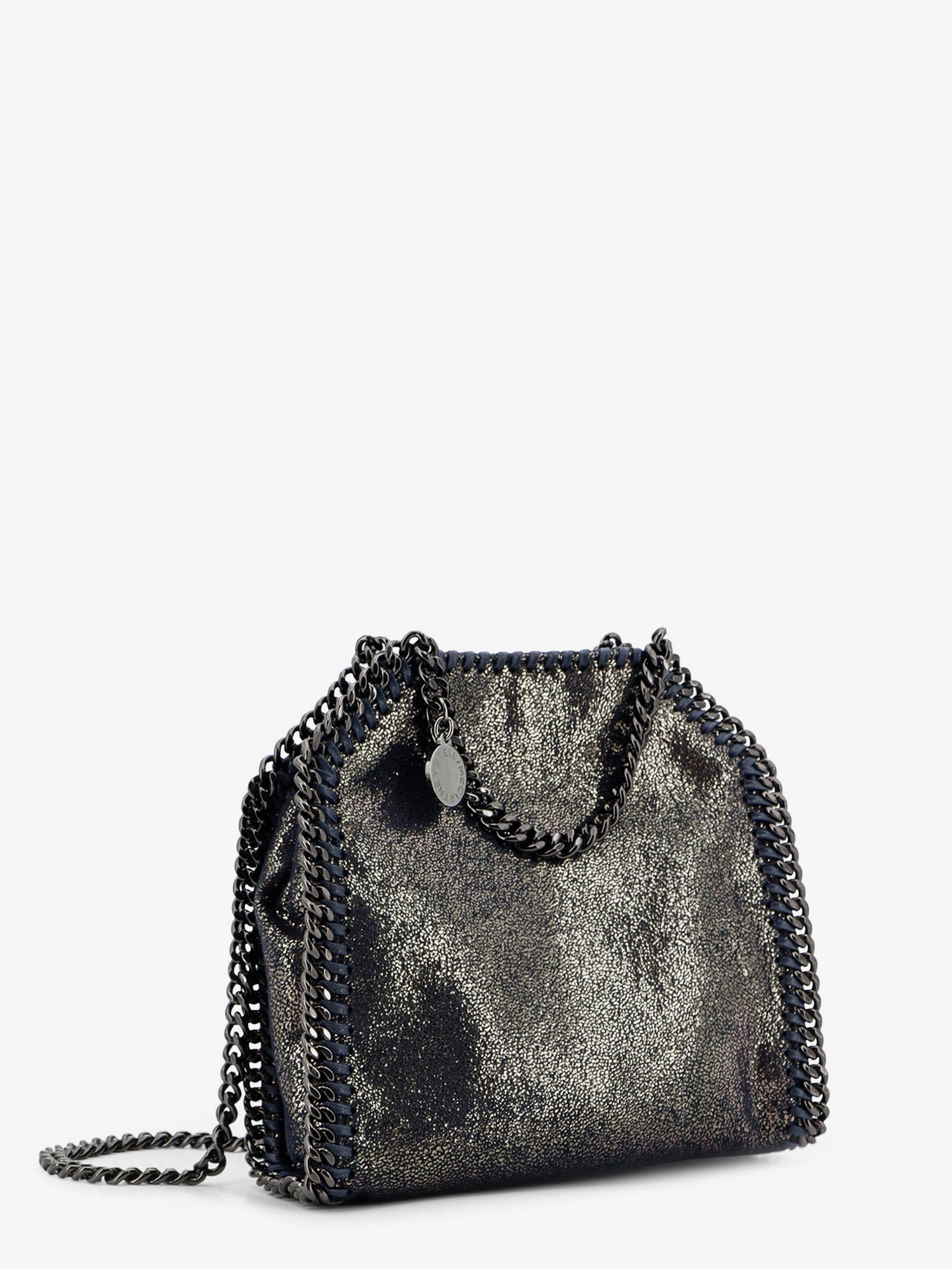 Stella Mccartney Women Falabella Tiny Shiny Shaggy Deer Crossbody Bag STELLA MCCARTNEY