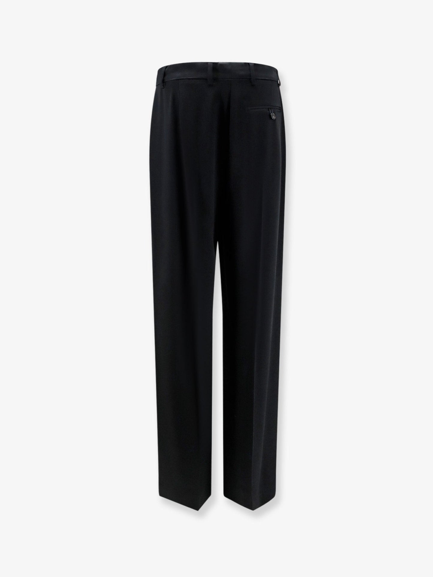 Stella Mccartney Women Pleated Straight Satin Trousers STELLA MCCARTNEY