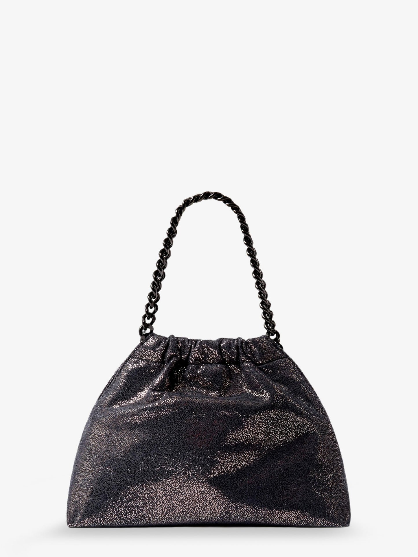 Stella Mccartney Women Falabella Eco Shiny Dotted Chamois Fabric Shoulder Bag STELLA MCCARTNEY
