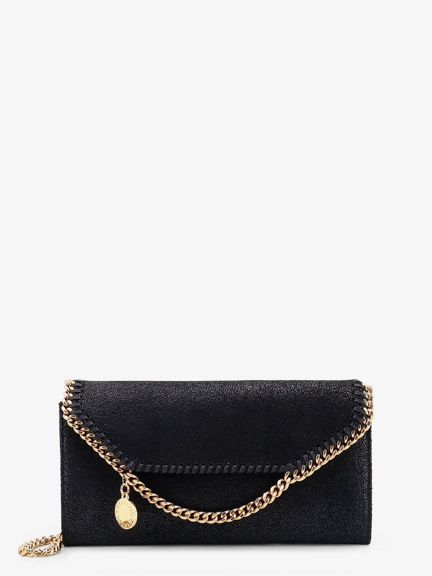 Stella Mccartney Women Falabella Shaggy Deer Fabric Wallet STELLA MCCARTNEY