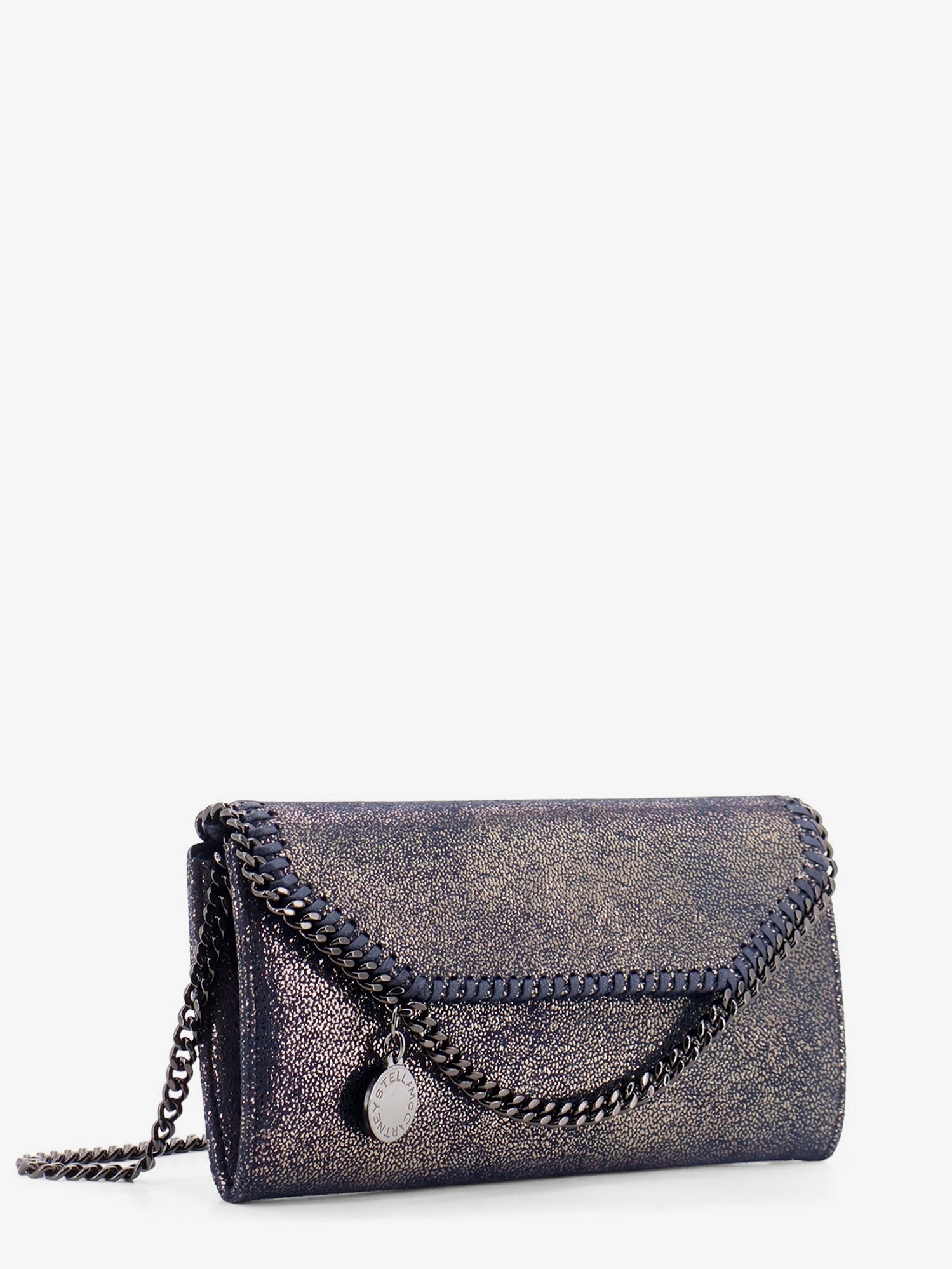 Stella Mccartney Women Falabella Shaggy Deer Fabric Wallet STELLA MCCARTNEY