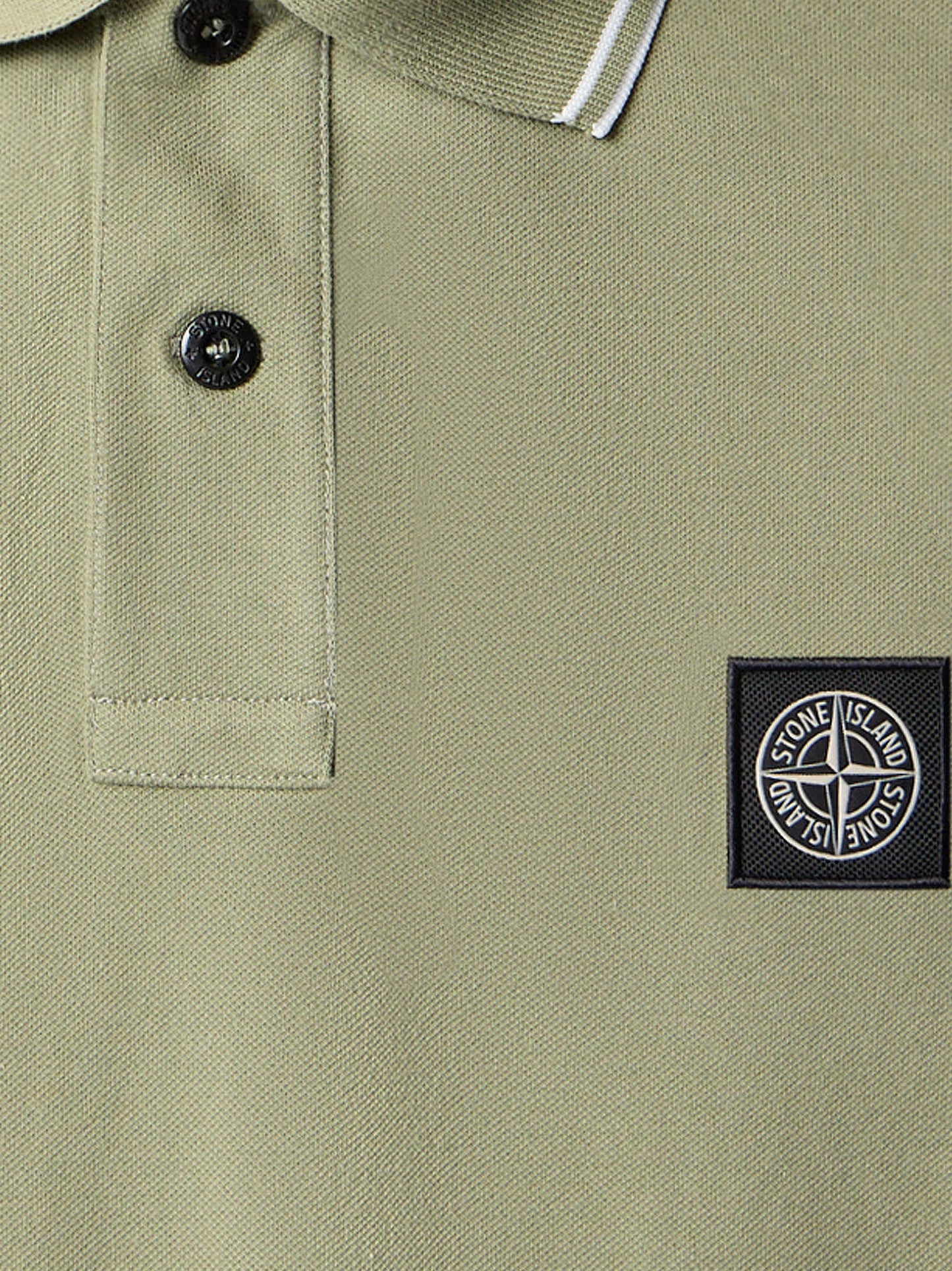 Stone Island Men Stretch Organic Cotton Polo Shirt STONE ISLAND