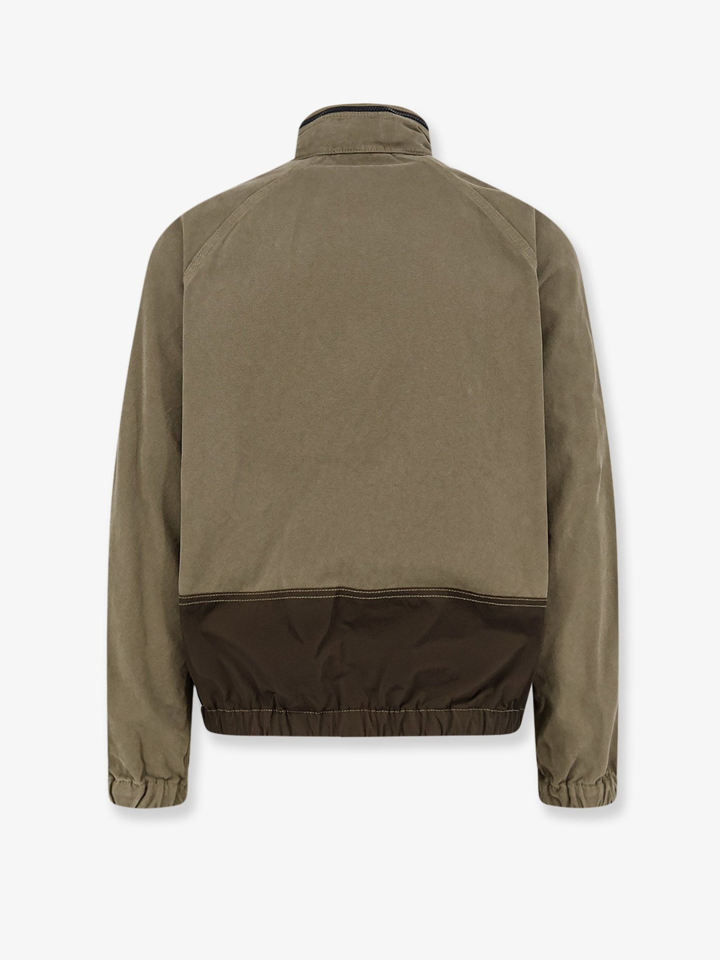 Stone Island Men Organic Cotton Jacket With Nylon Hood STONE ISLAND