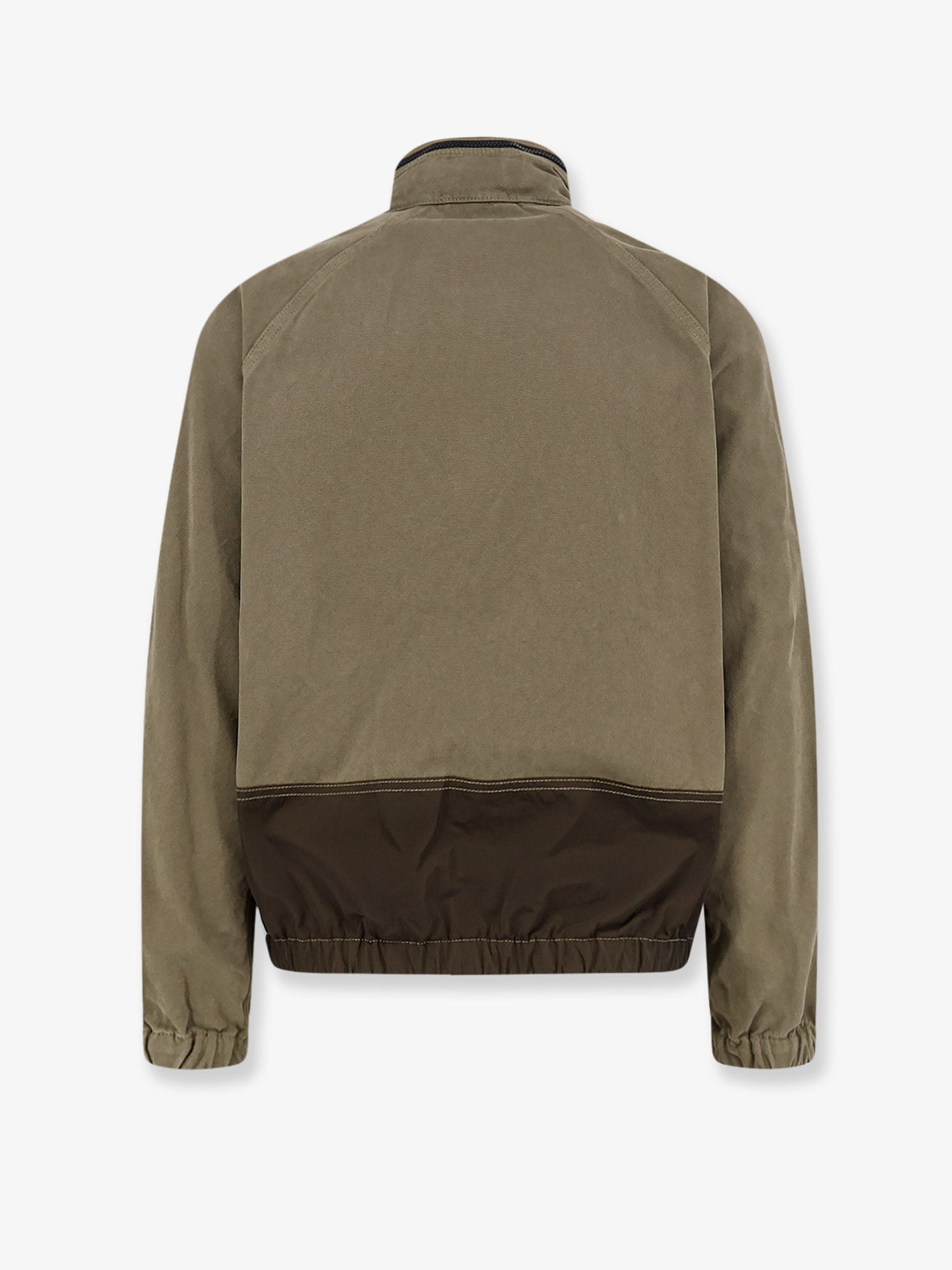 Stone Island Men Organic Cotton Jacket With Nylon Hood STONE ISLAND