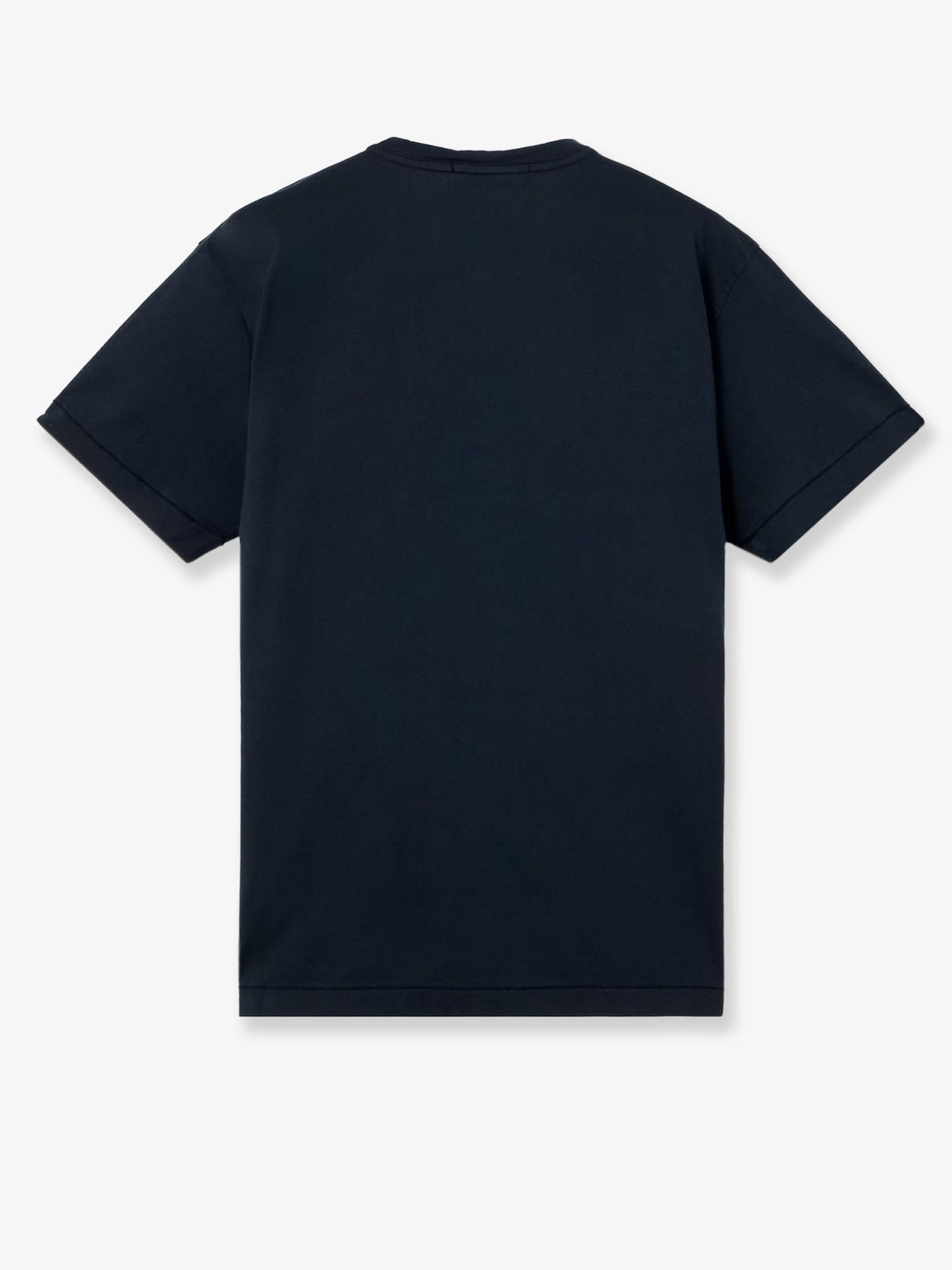 Stone Island Men Cotton T-Shirt With Front Logo Patch STONE ISLAND